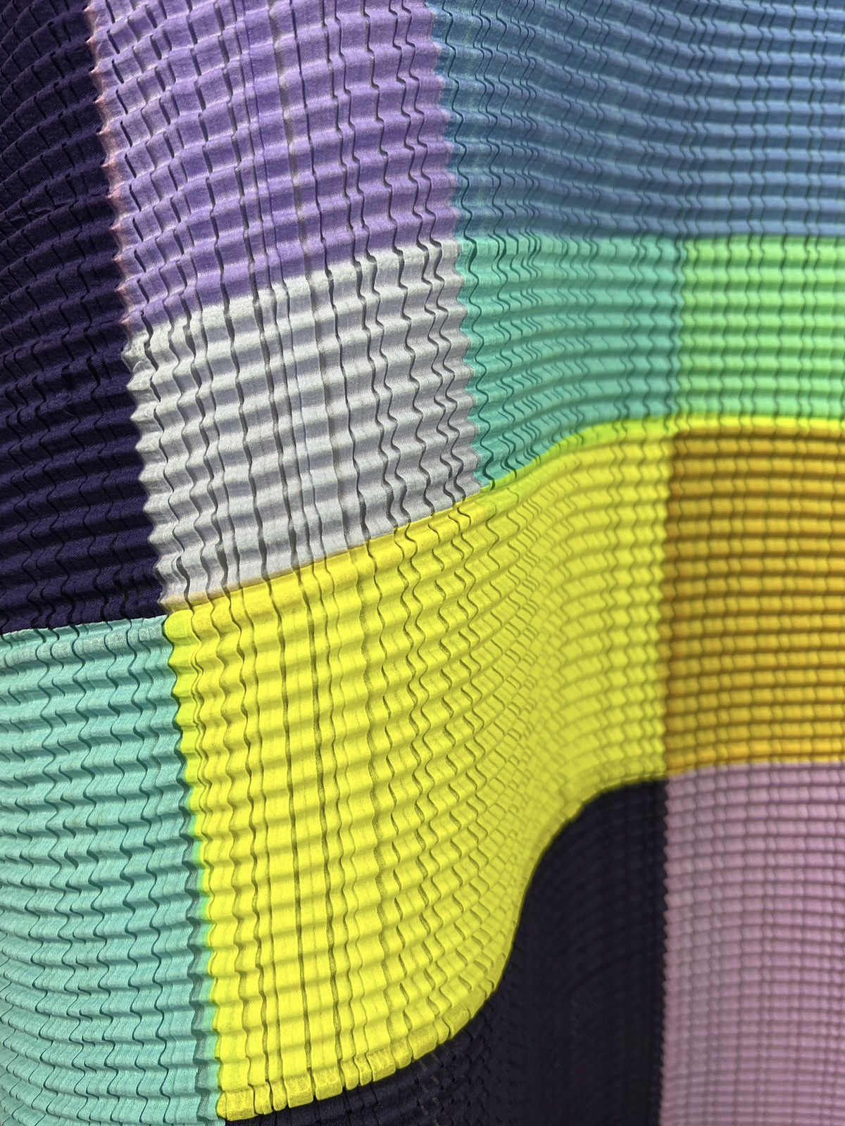 Homme Plisse Issey Miyake × Issey Miyake × Pleats Please Issey Miyake Issey Miyake Main Line Bubble Multicolor Dress Size ONE SIZE - 7 Thumbnail