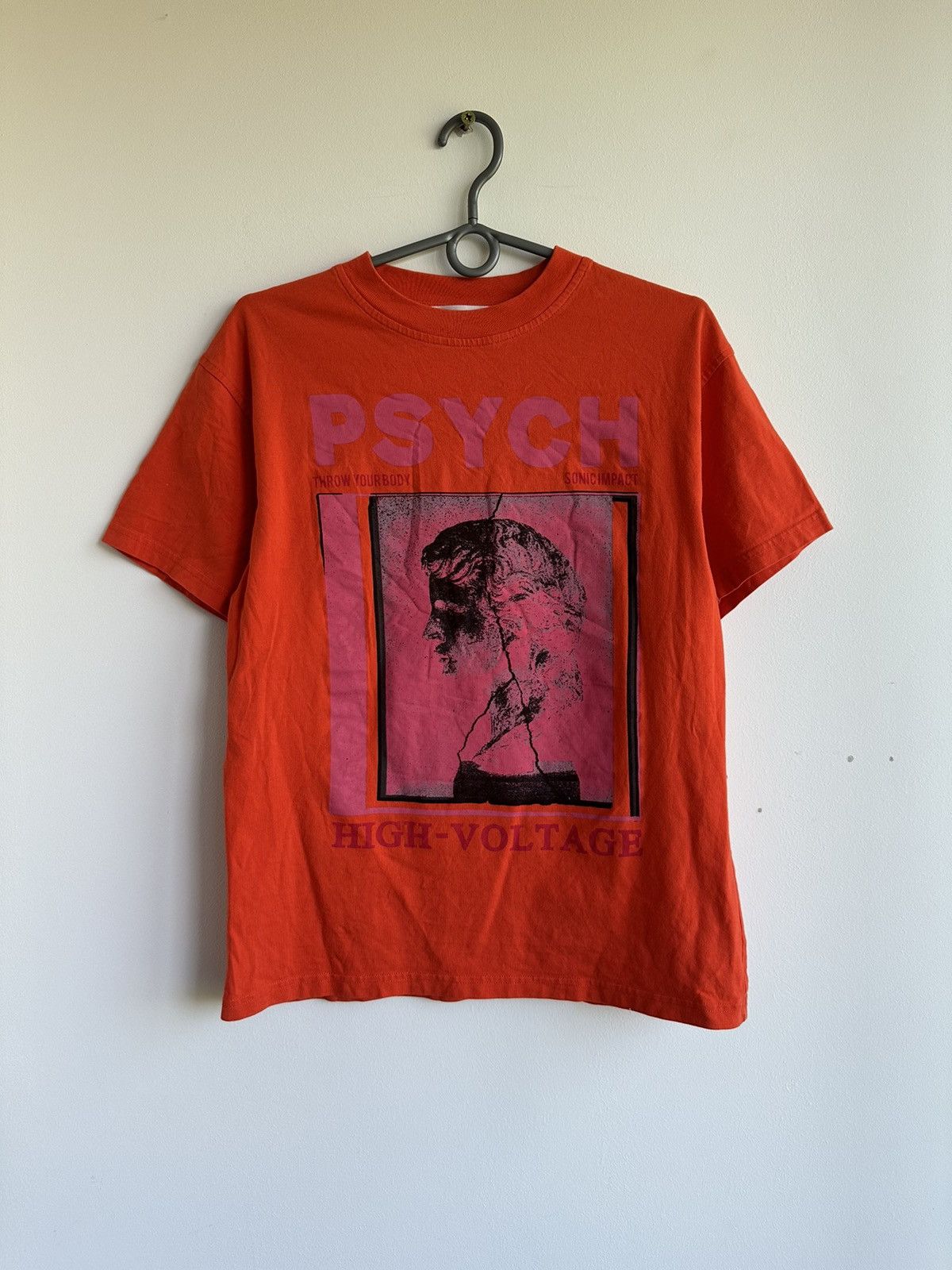 MCQ Alexander McQueen T-Psych High Voltage Burnt T-Shirt XS