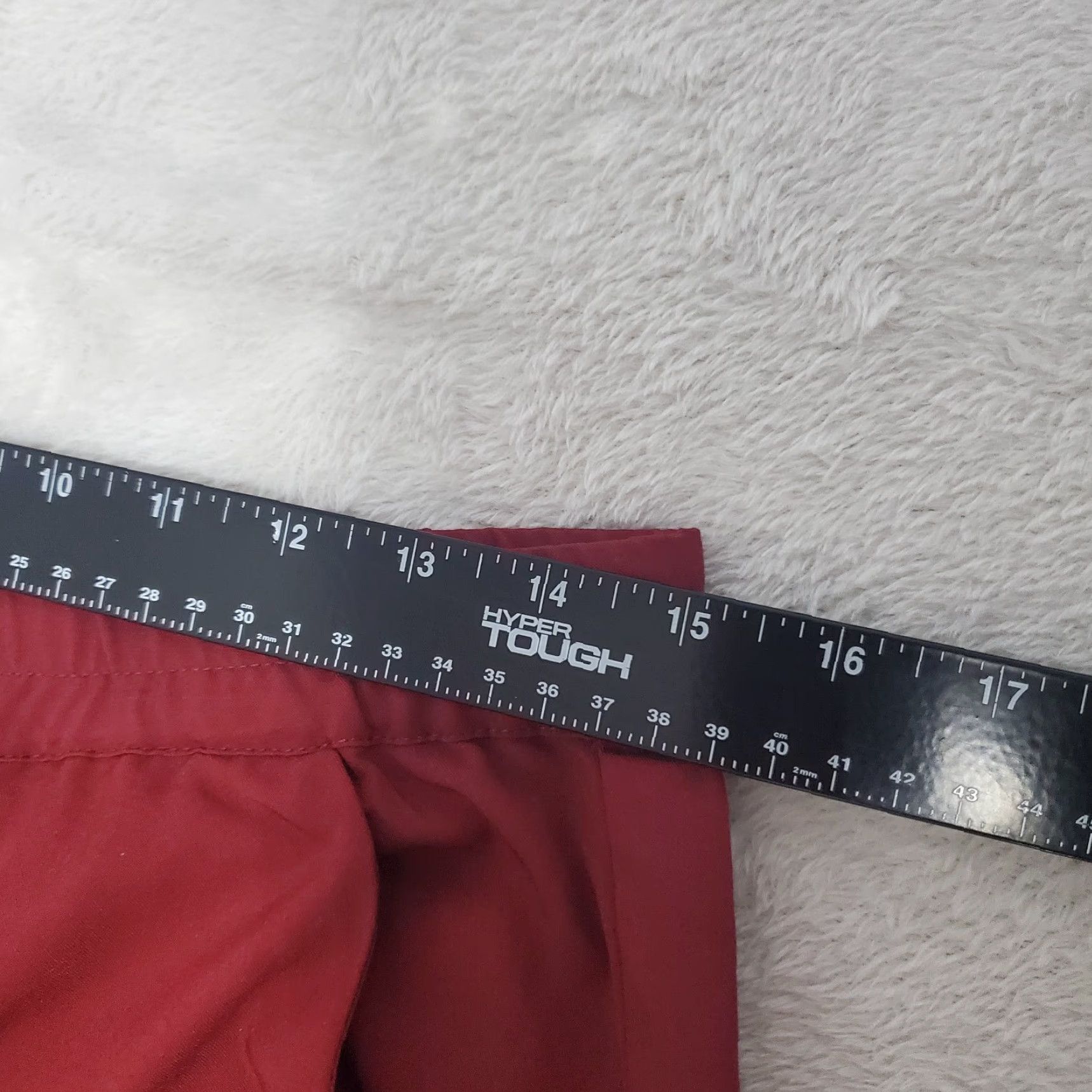Marine Layer VINTAGE Marine Layer Pants Womens M Burgundy Allison Elastic Waist Tulip Hem Lightweight Size 32" / US 10 / IT 46 - 7 Thumbnail
