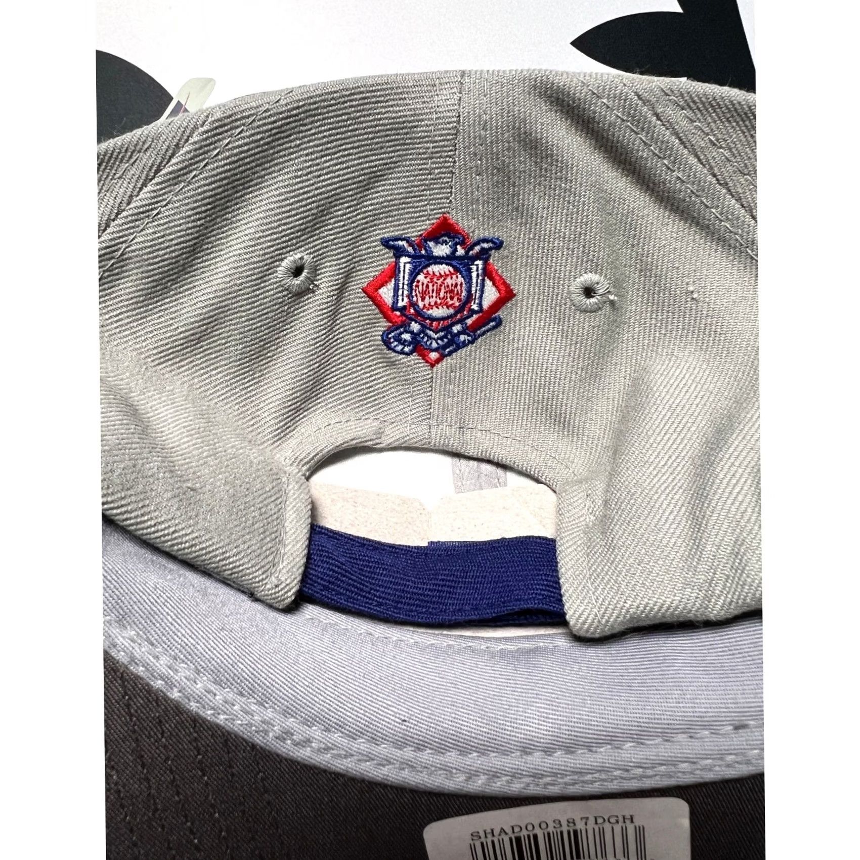 Sports Specialties VINTAGE Sports Specialties LA Dodgers Hat Men OSFA Gray Blue MLB National League Logo Two-Tone Flat Brim Baseball Cap Stretch Fit Size ONE SIZE - 5 Thumbnail