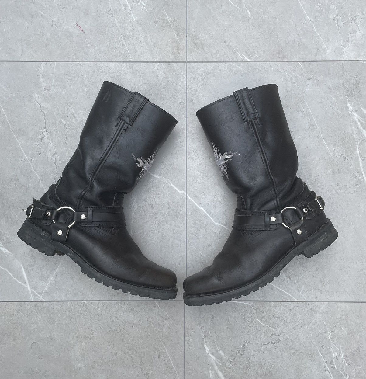Vintage Vintage Harley Motorcycle Engineering Boots Size US 10 / EU 43 - 5 Thumbnail
