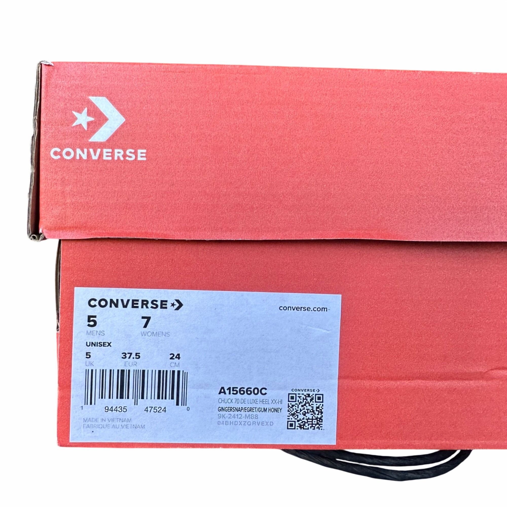 Converse ⭐Converse Chuck 70 De Luxe Heel XX Hi Western Sz 5 Men's Sho Size US 5 / EU 37 - 7 Thumbnail