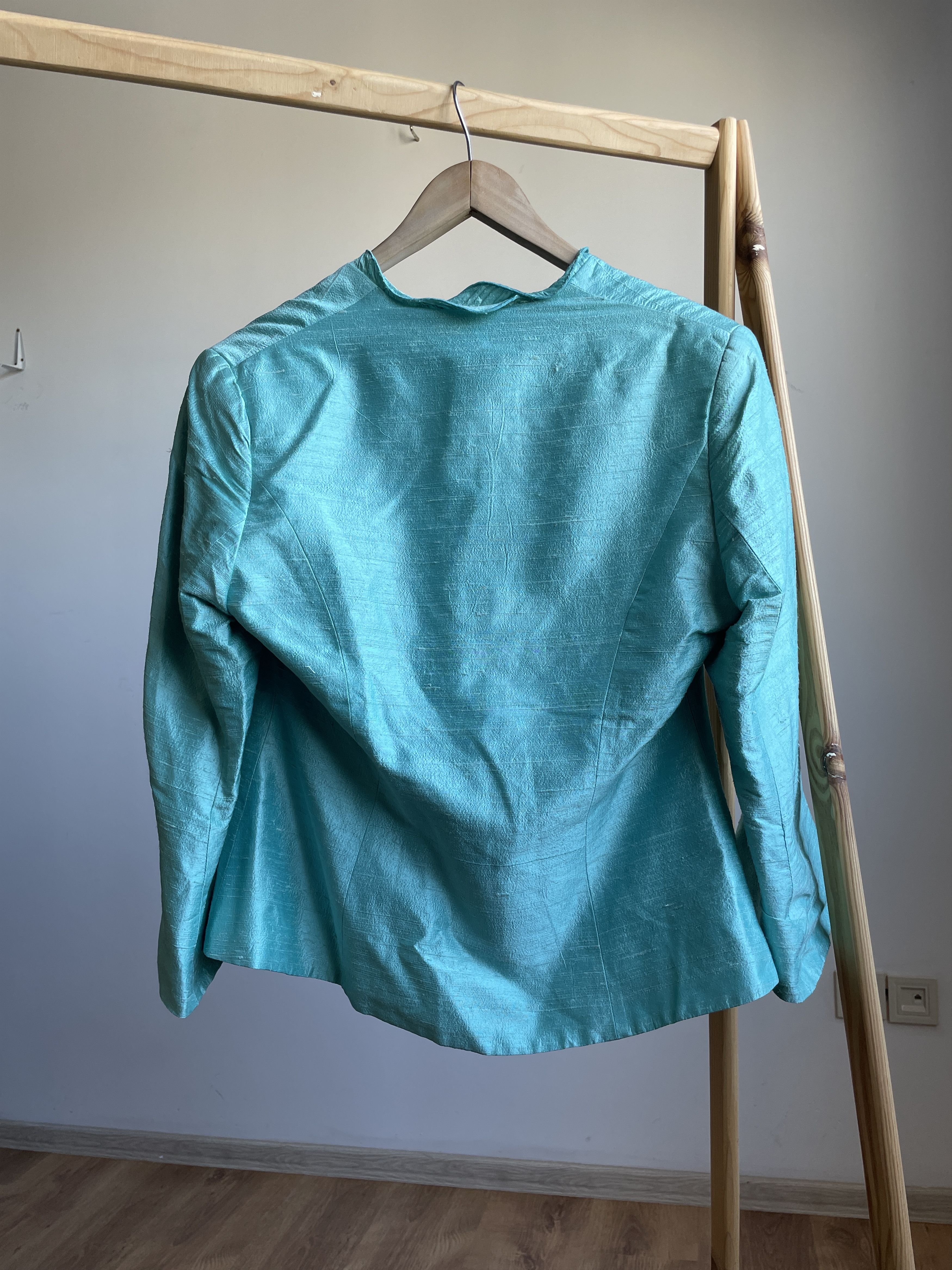 Other BNWT Paule Vasseur Doge Silk Blazer Size EUR 44 Size L / US 10 / IT 46 - 2 Thumbnail