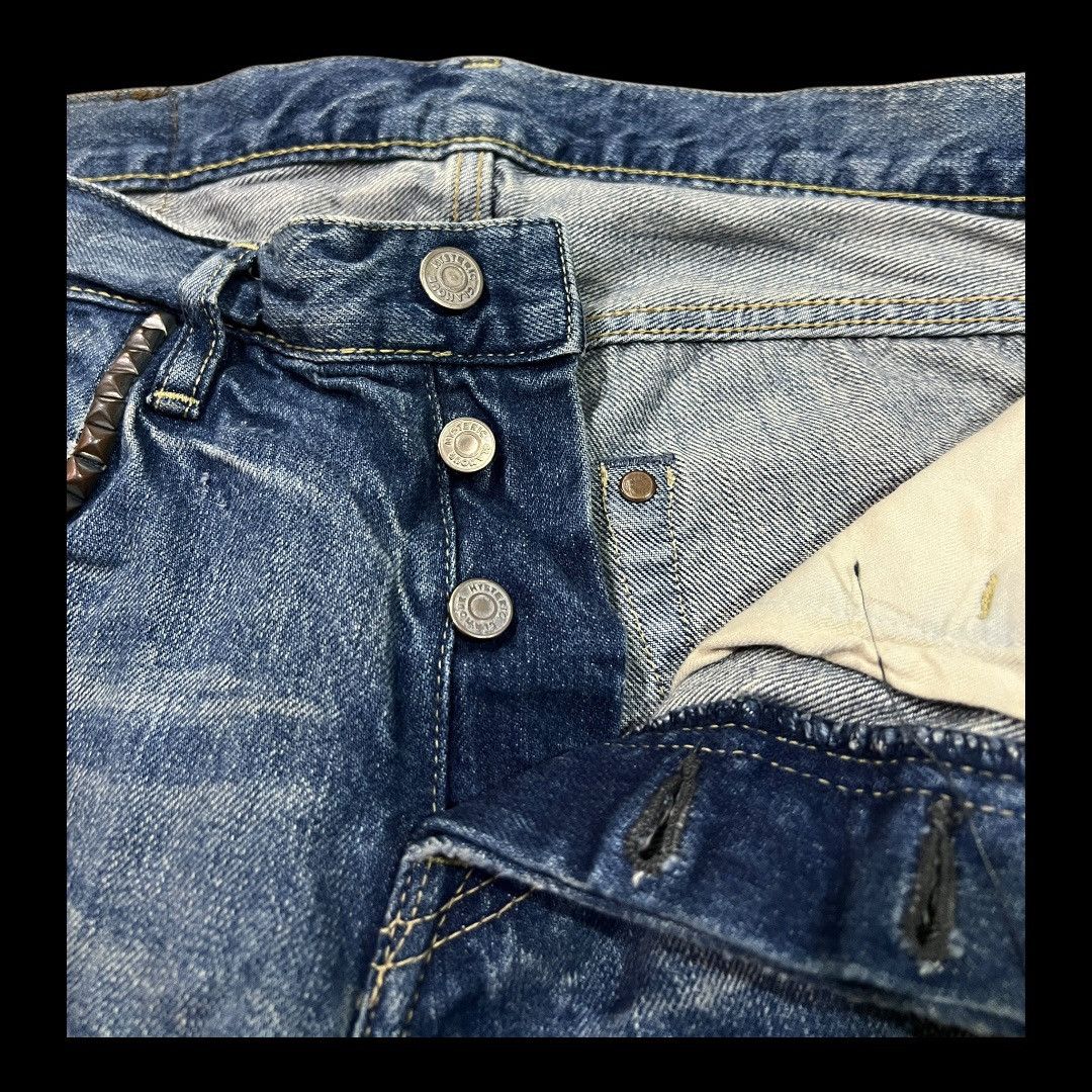 Hysteric Glamour × Japanese Brand HYSTERIC GLAMOUR SELVEDGE JAPANESE BRAND DISTRESSED DENIM Size US 34 / EU 50 - 8 Thumbnail