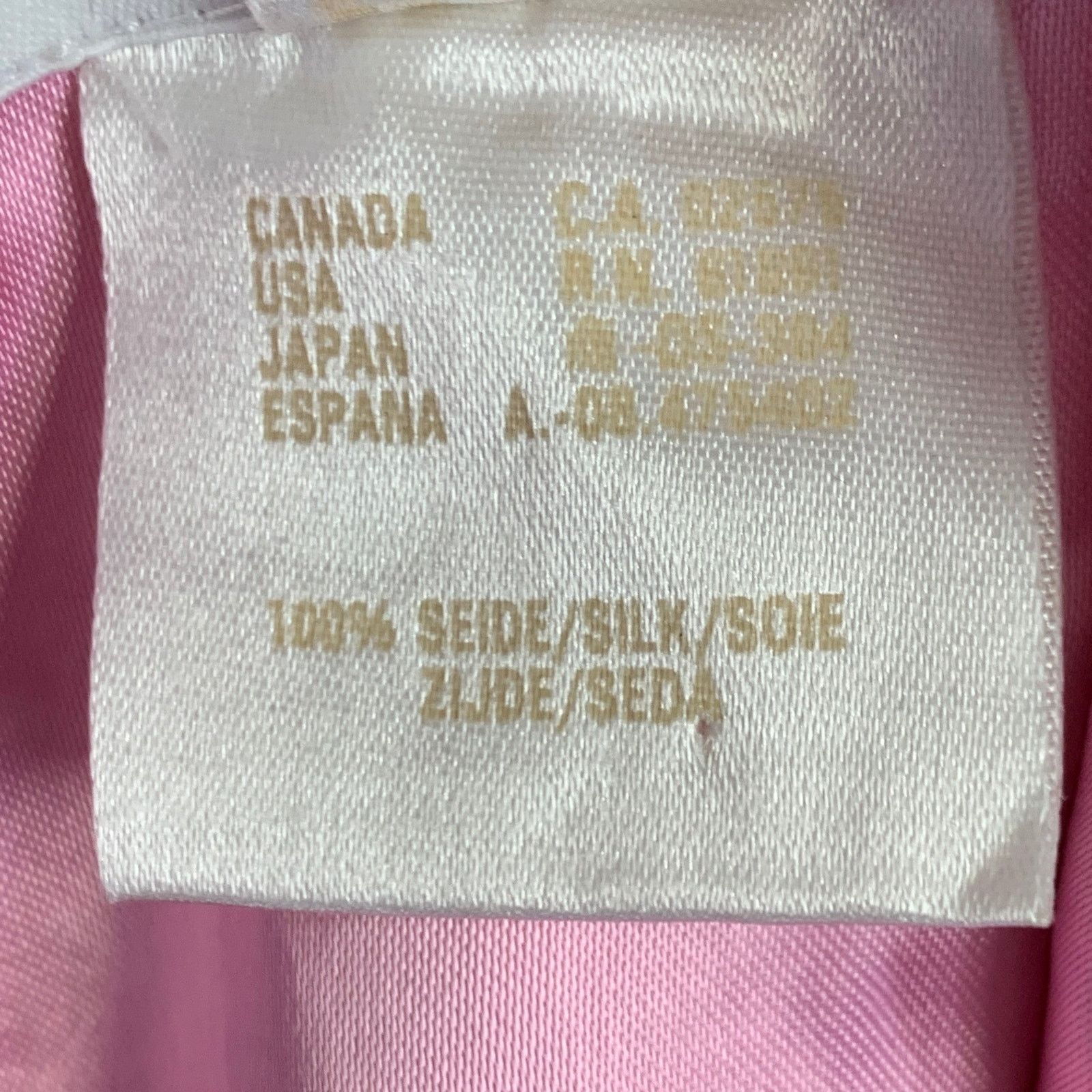 Escada Size 2 Pink Gold Silk Ruched Layered Evening Gown Size XS / US 0-2 / IT 36-38 - 6 Thumbnail