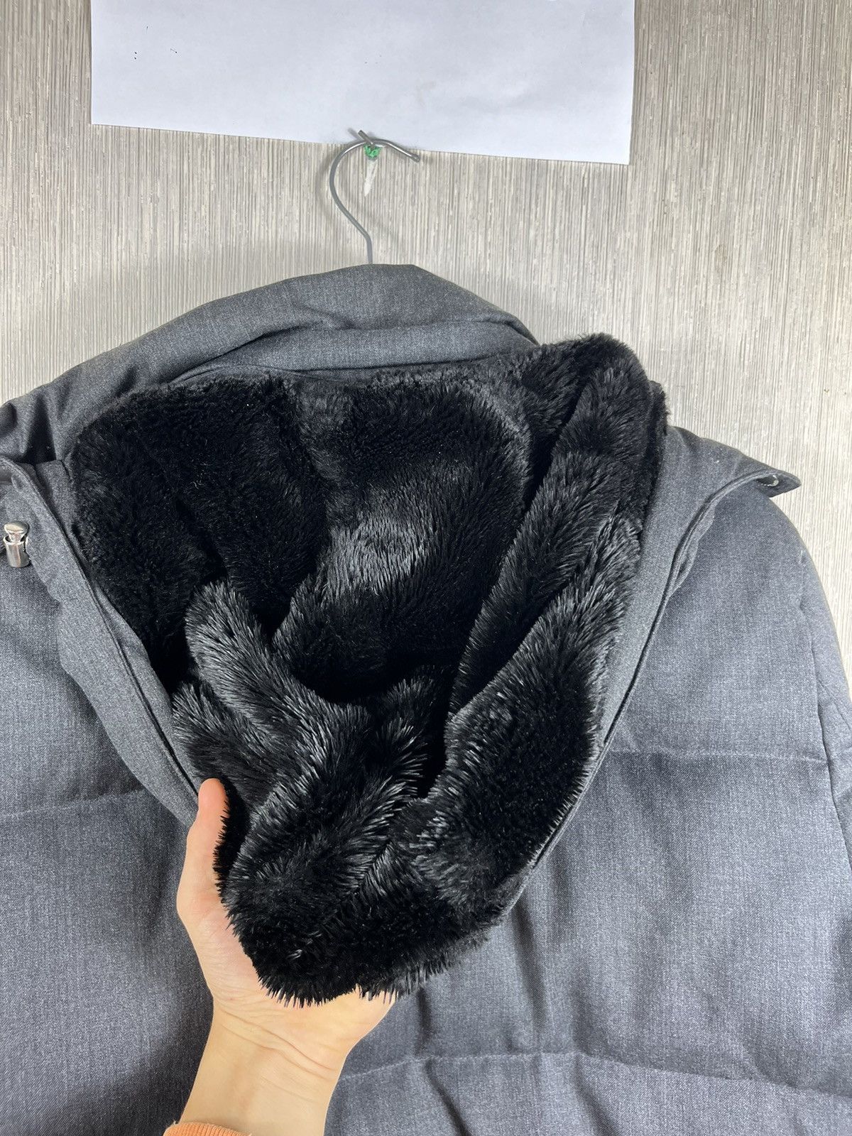 Designer × The Kooples The Kooples wool down puffer jacket hooded leather acs Size US M / EU 48-50 / 2 - 24 Thumbnail