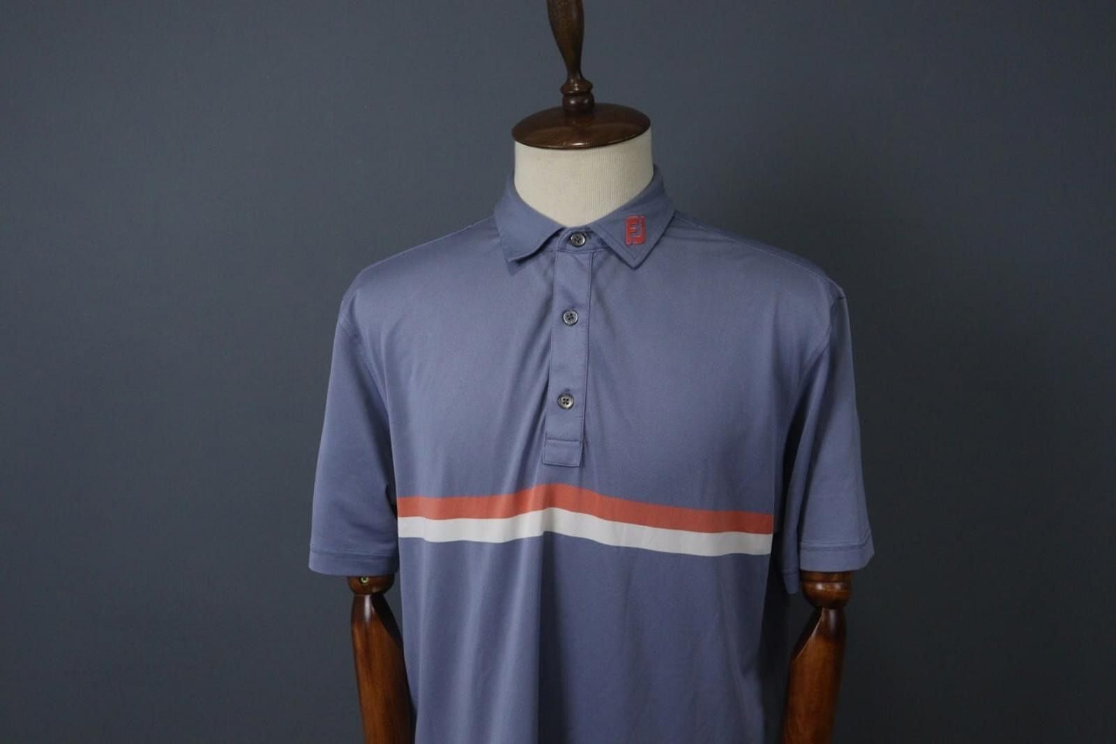Fjallraven FJ Blue Detail Striped Collared Front Polo Shirt Size 2XL Size US XXL / EU 58 / 5 - 2 Thumbnail