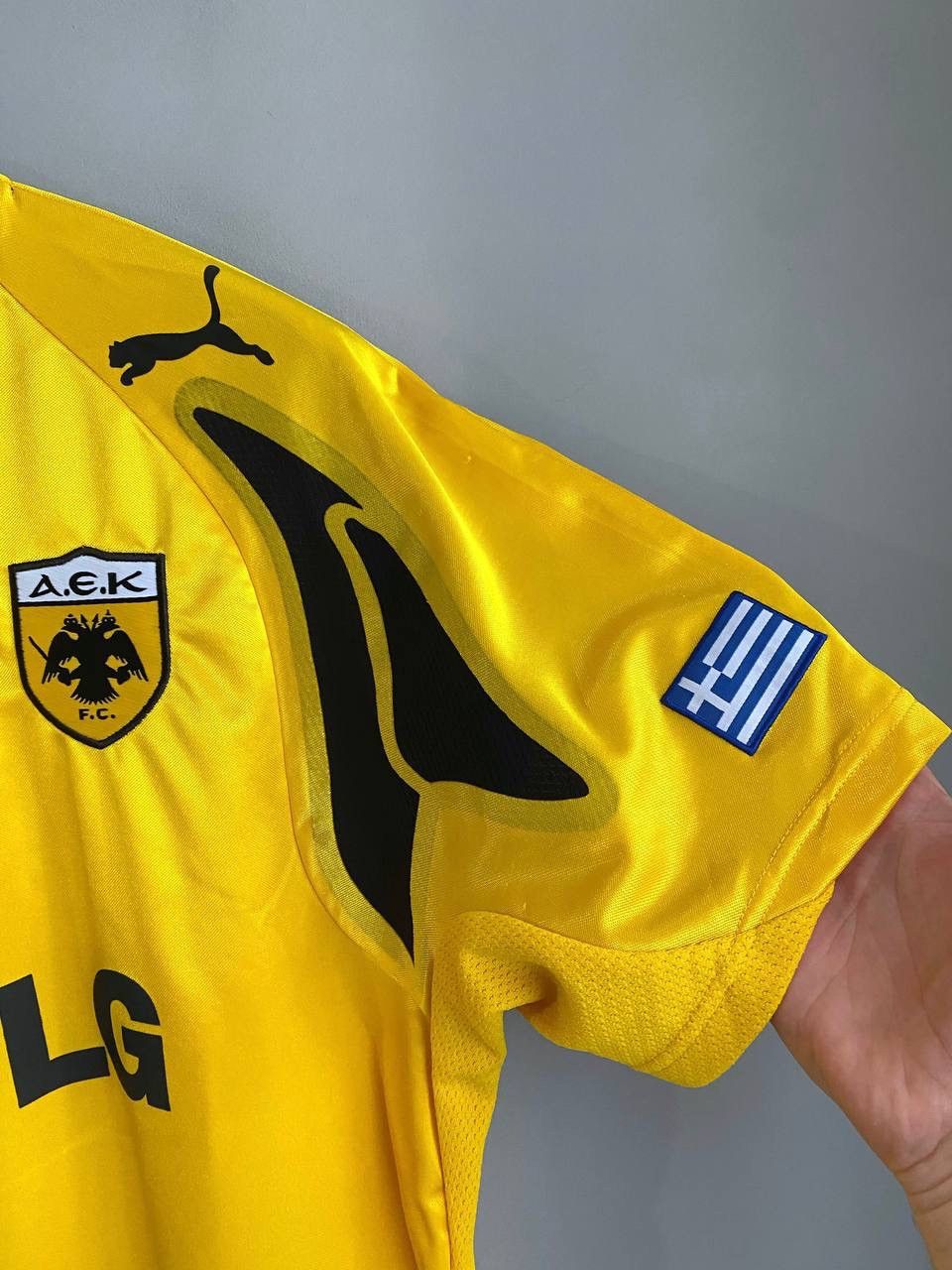 Puma Puma AEK Athens FC 2007/2008 Home Soccer Jersey, Size XL Size US XL / EU 56 / 4 - 10 Thumbnail