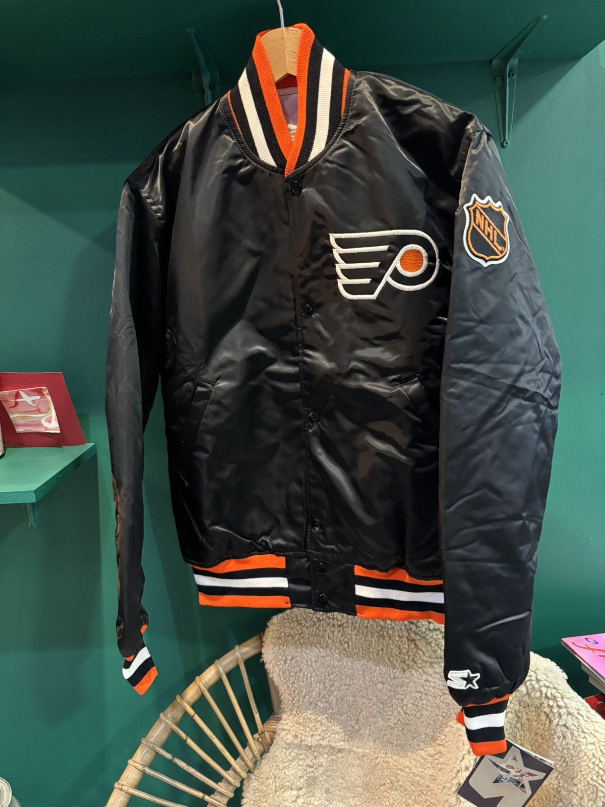 Starter Starter Jacket Philadelphia Flyers Size US M / EU 48-50 / 2 - 1 Thumbnail
