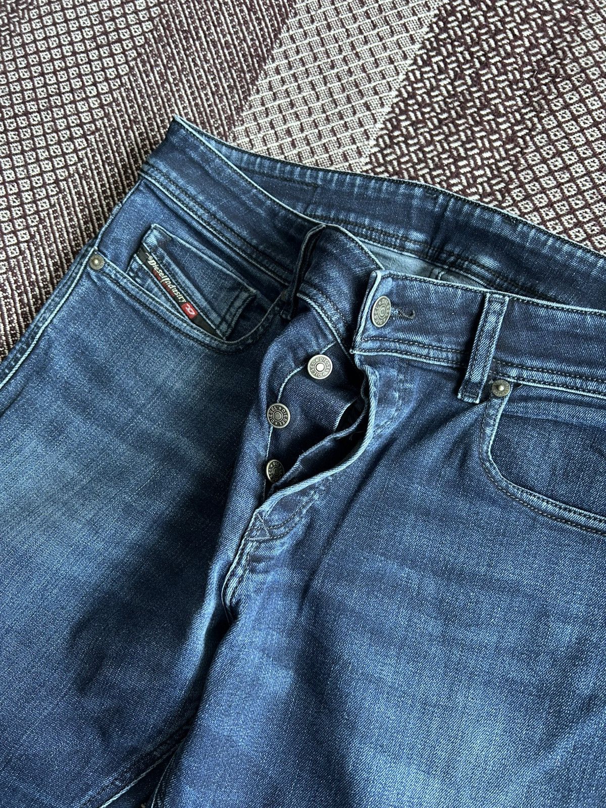 Diesel Diesel Sleenker-X Washed Denim Jeans Size W33 Slim Skinny Size US 33 - 11 Thumbnail