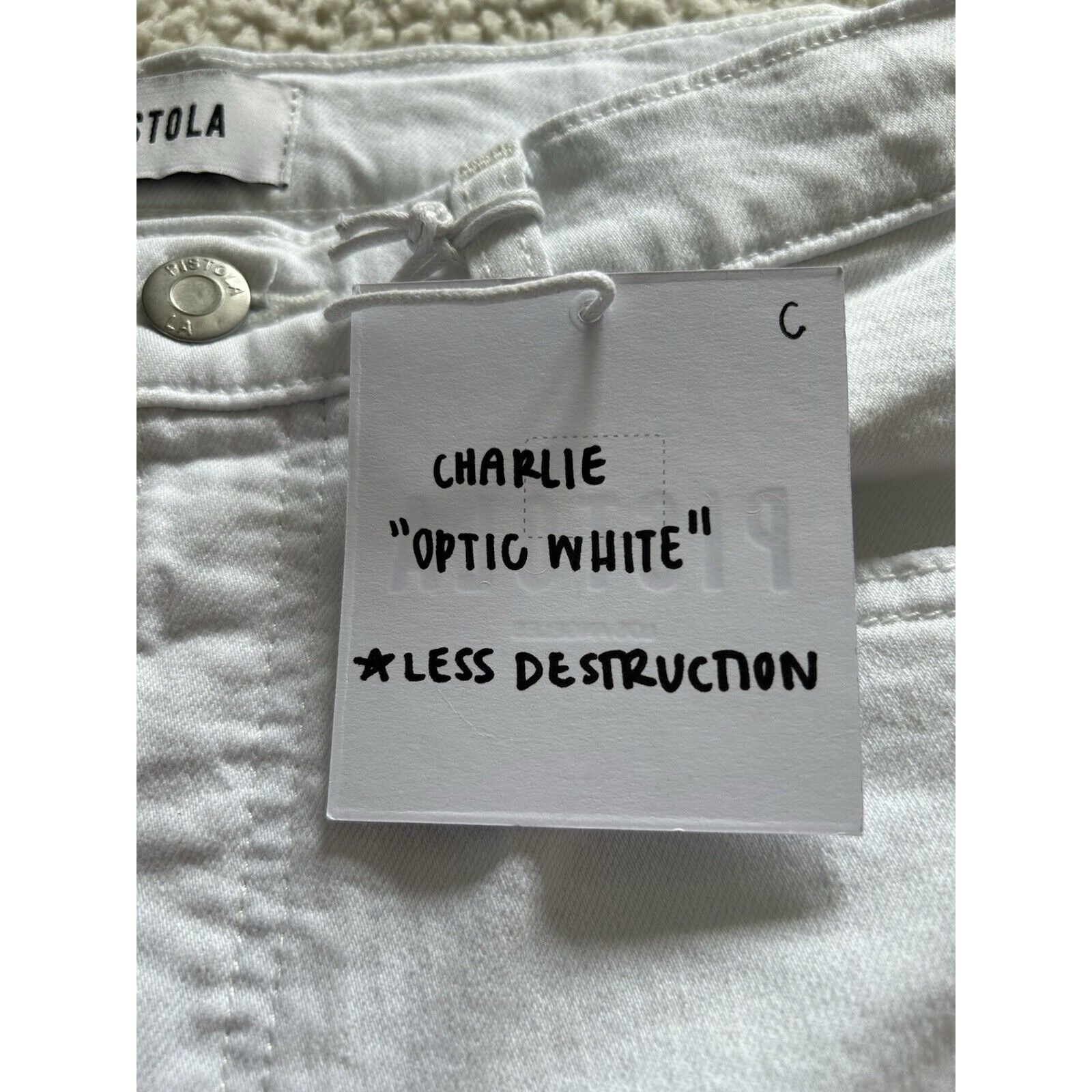 Pistola Pistola Charlie High Rise Classic Straight Ankle Deconstruct Size 26" / US 2 / IT 38 - 5 Thumbnail
