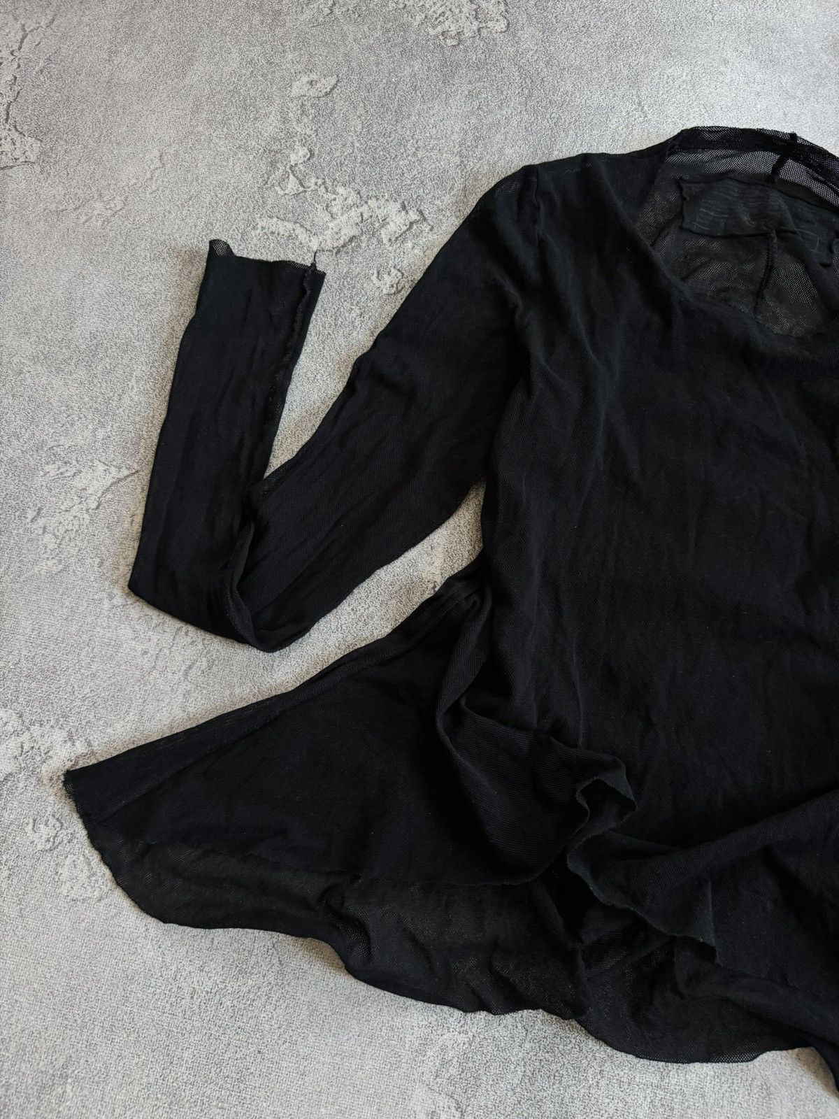 Rundholz Rundholz S/size mesh black dress avantgarde long sleeve y2k Size S / US 4 / IT 40 - 2 Thumbnail