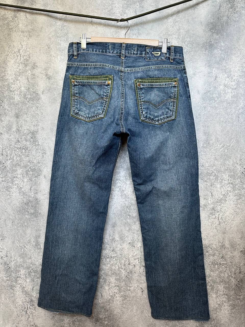 Diesel Diesel Jeans Denim Division Y2K Green Trim Made in Italy Size US 32 / EU 48 - 3 Thumbnail