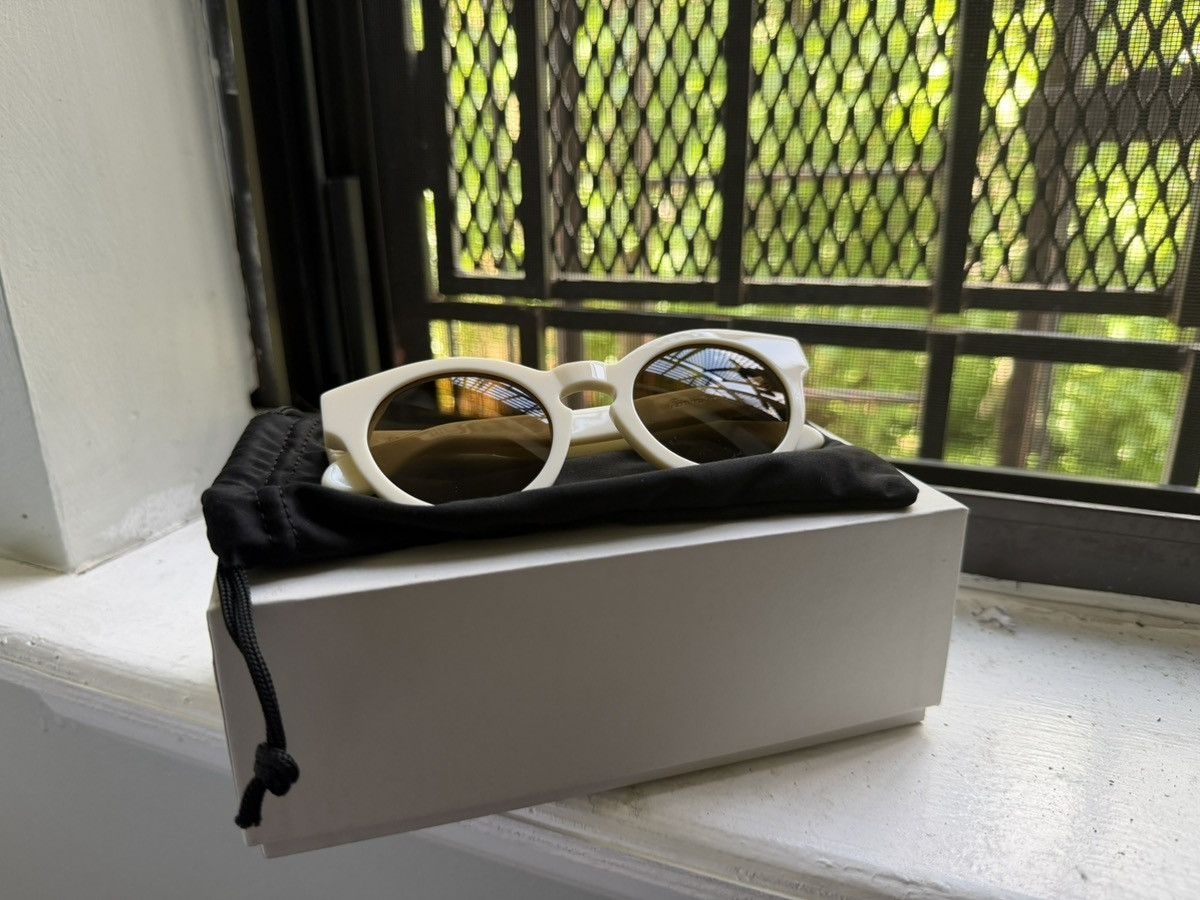 Golden Goose Golden Goose Panthos Cameron Round Frame Sunglasses - White Size ONE SIZE - 1 Thumbnail