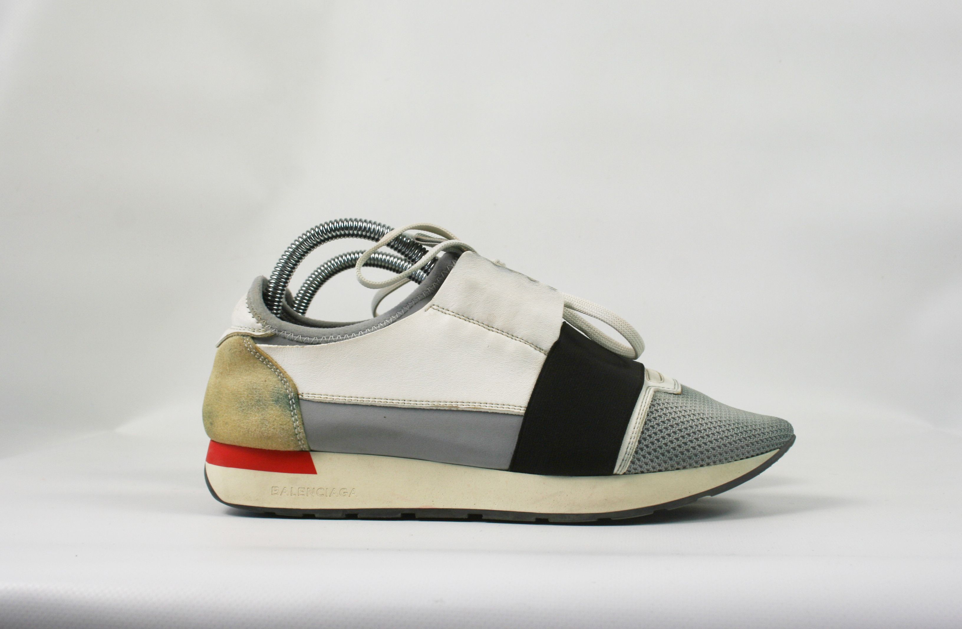 Balenciaga Mesh Leather Race Runners Size US 8 / EU 41 - 2 Thumbnail