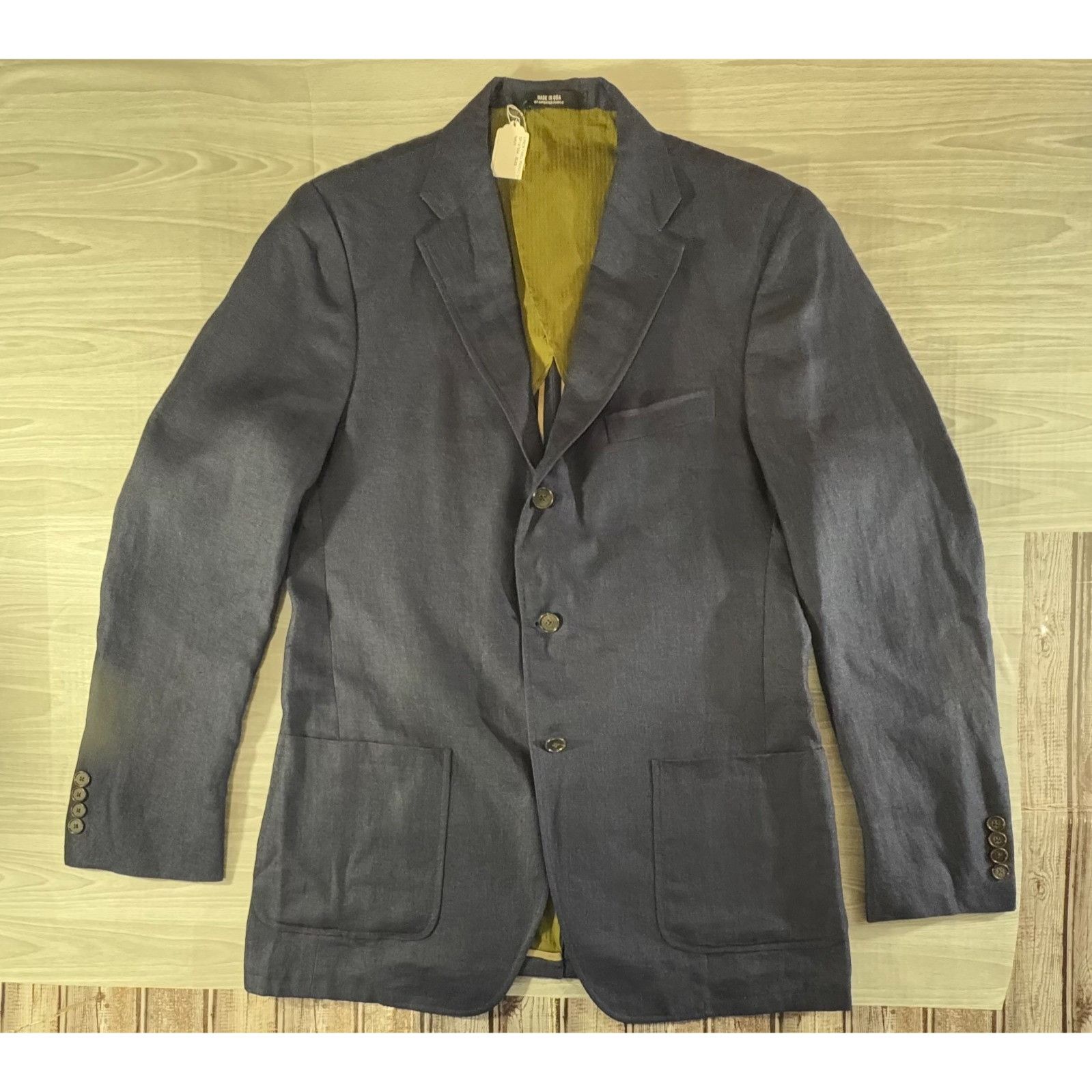 Todd Snyder Subalpino Twill Linen sutton fit Blazer Jacket S