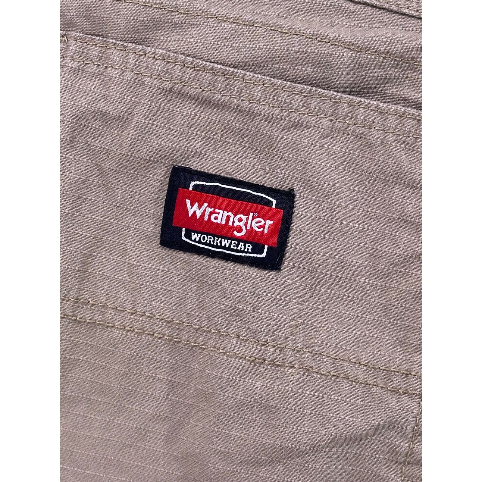 Wrangler Wrangler Workwear Men Beige Riggs Straight Pants Size 34x30 Size US 34 / EU 50 - 12 Thumbnail