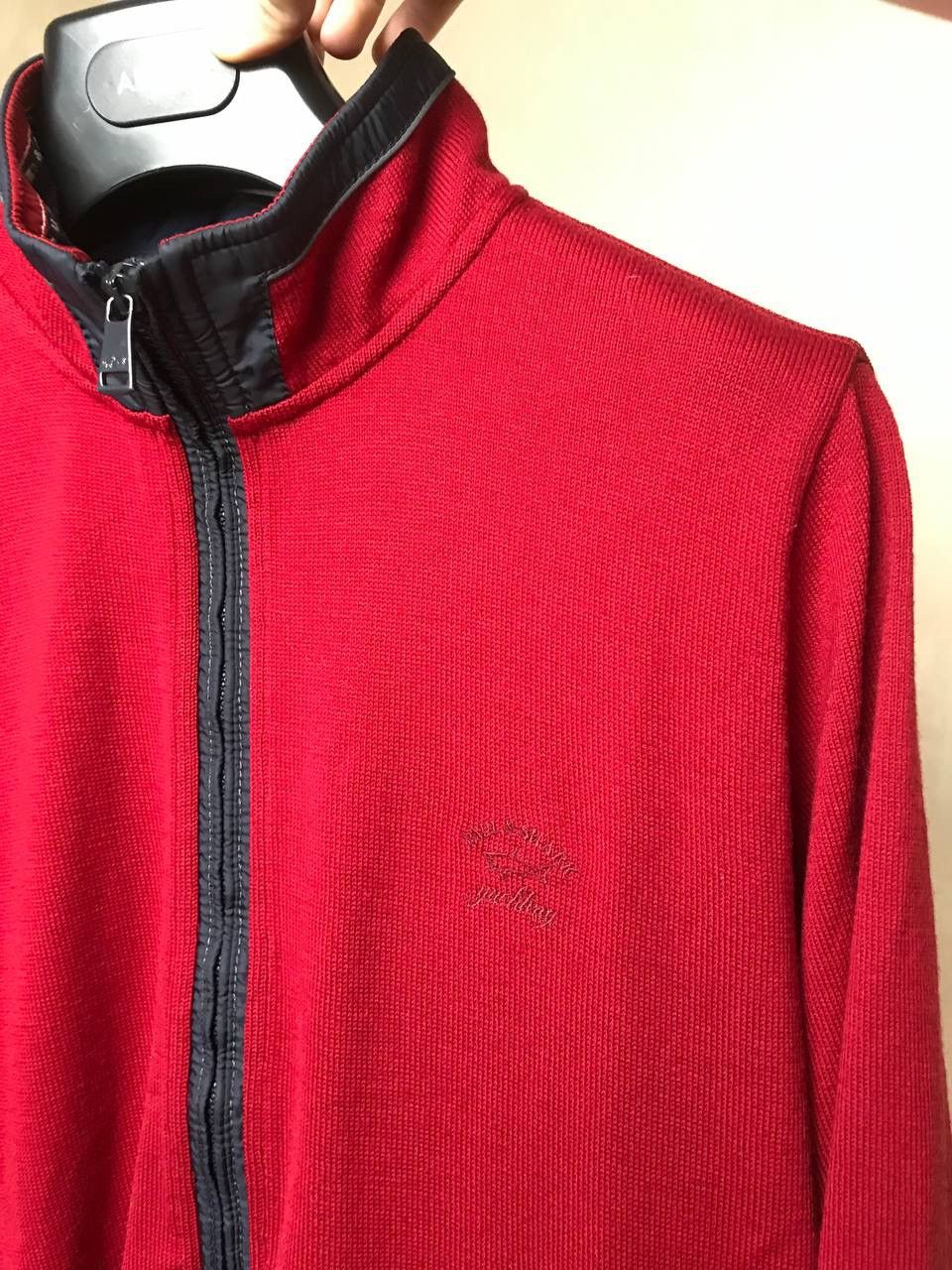 Paul & Shark 🔥 Paul Shark Yachting Wool Full Zip Sweater Pullover Logo Size US L / EU 52-54 / 3 - 7 Thumbnail