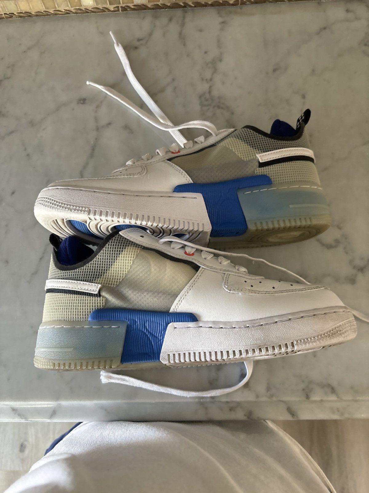 Nike AirForce1 Low React Split White Photo Blue6Check Description Size US 6 / EU 39 - 2 Thumbnail