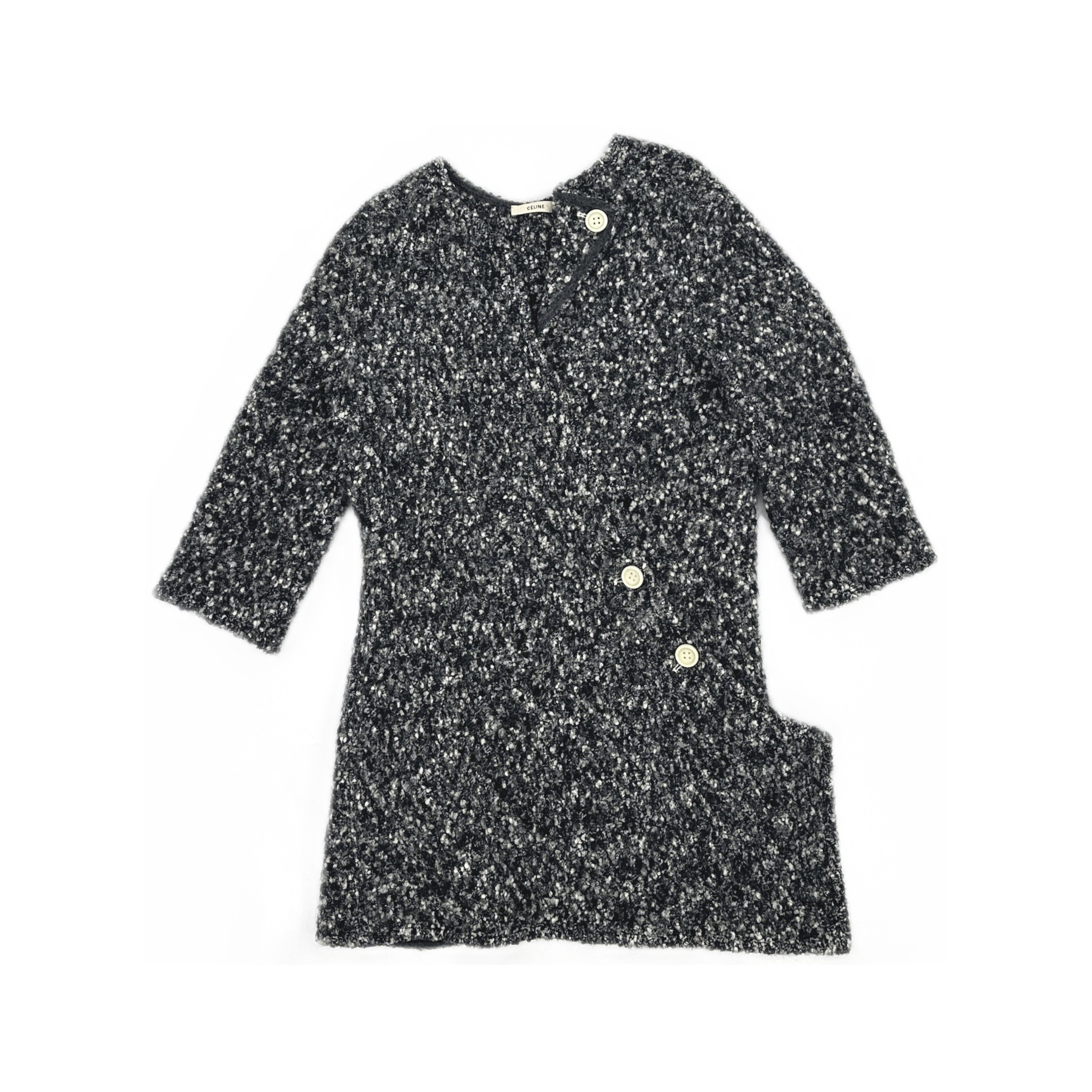 Celine Celine Speckled Wool Blend Coat Size 36 Size XS / US 0-2 / IT 36-38 - 1 Thumbnail