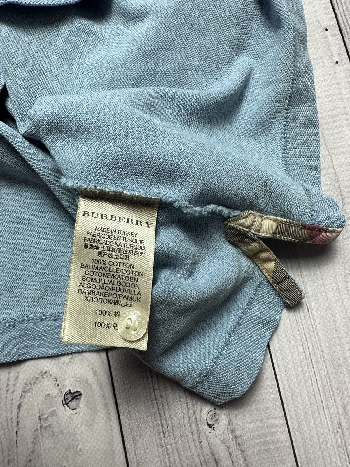 Burberry × Vintage Vintage Burberry polo logo size M Size US M / EU 48-50 / 2 - 8 Thumbnail