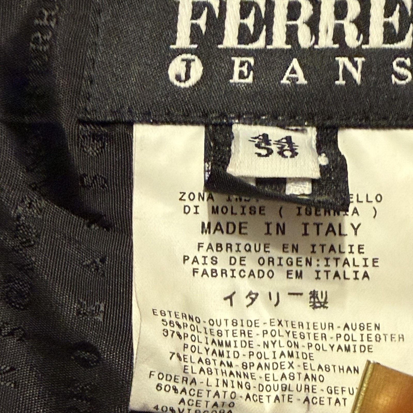 Gianfranco Ferre Gianfranco Ferre Jeans Coat 58 Softshell Zip Overcoat Italy Size US L / EU 52-54 / 3 - 11 Thumbnail