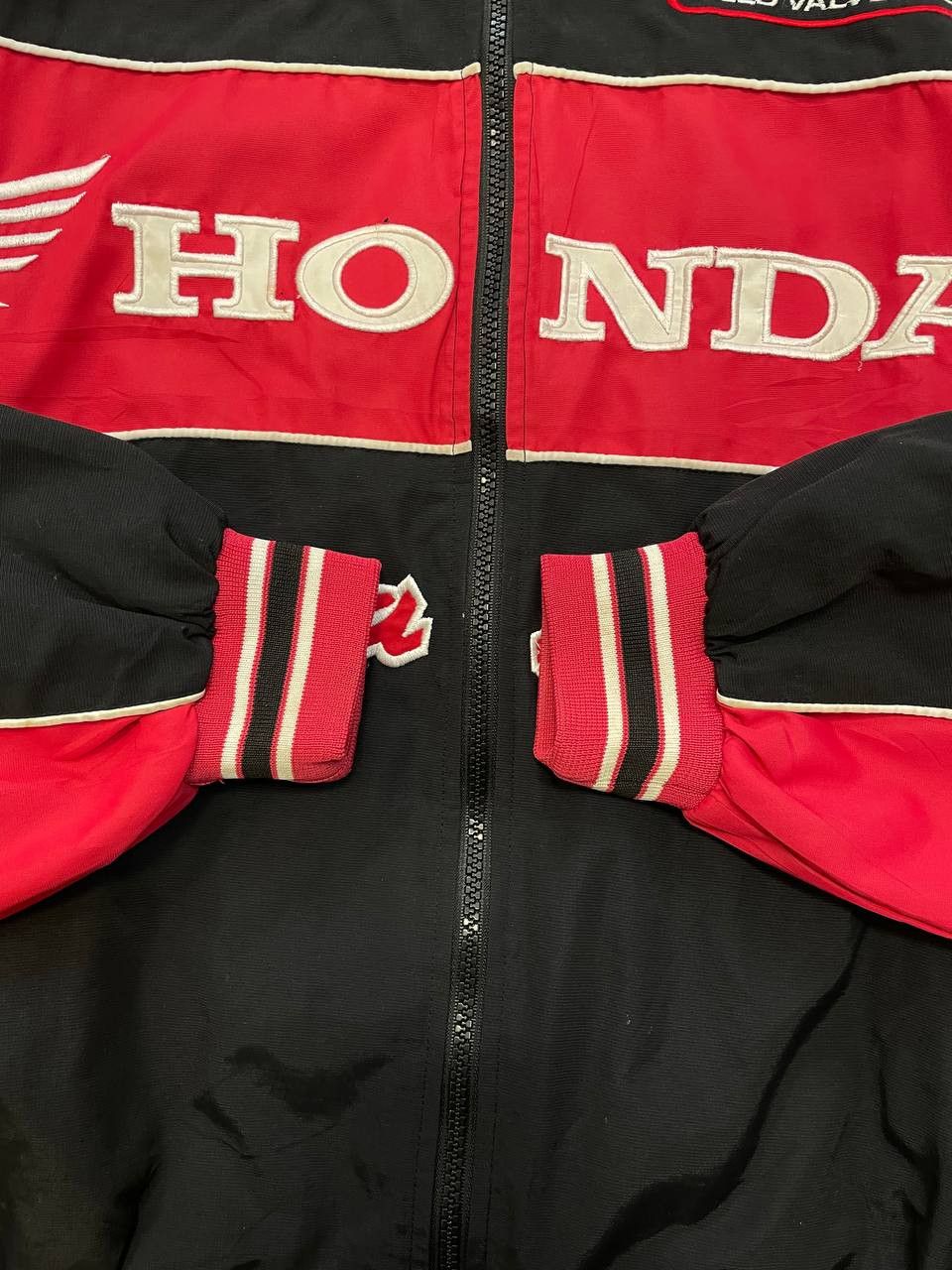 Formula 1 Vintage Honda Racing Jacket Michael Schumacher Woody F1 Y2K Size US M / EU 48-50 / 2 - 9 Thumbnail