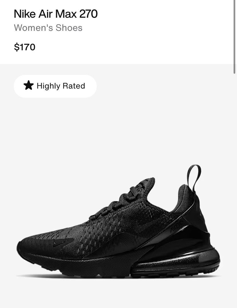 Nike Mike Air Max 270 Size US 8 / IT 38 - 1 Thumbnail