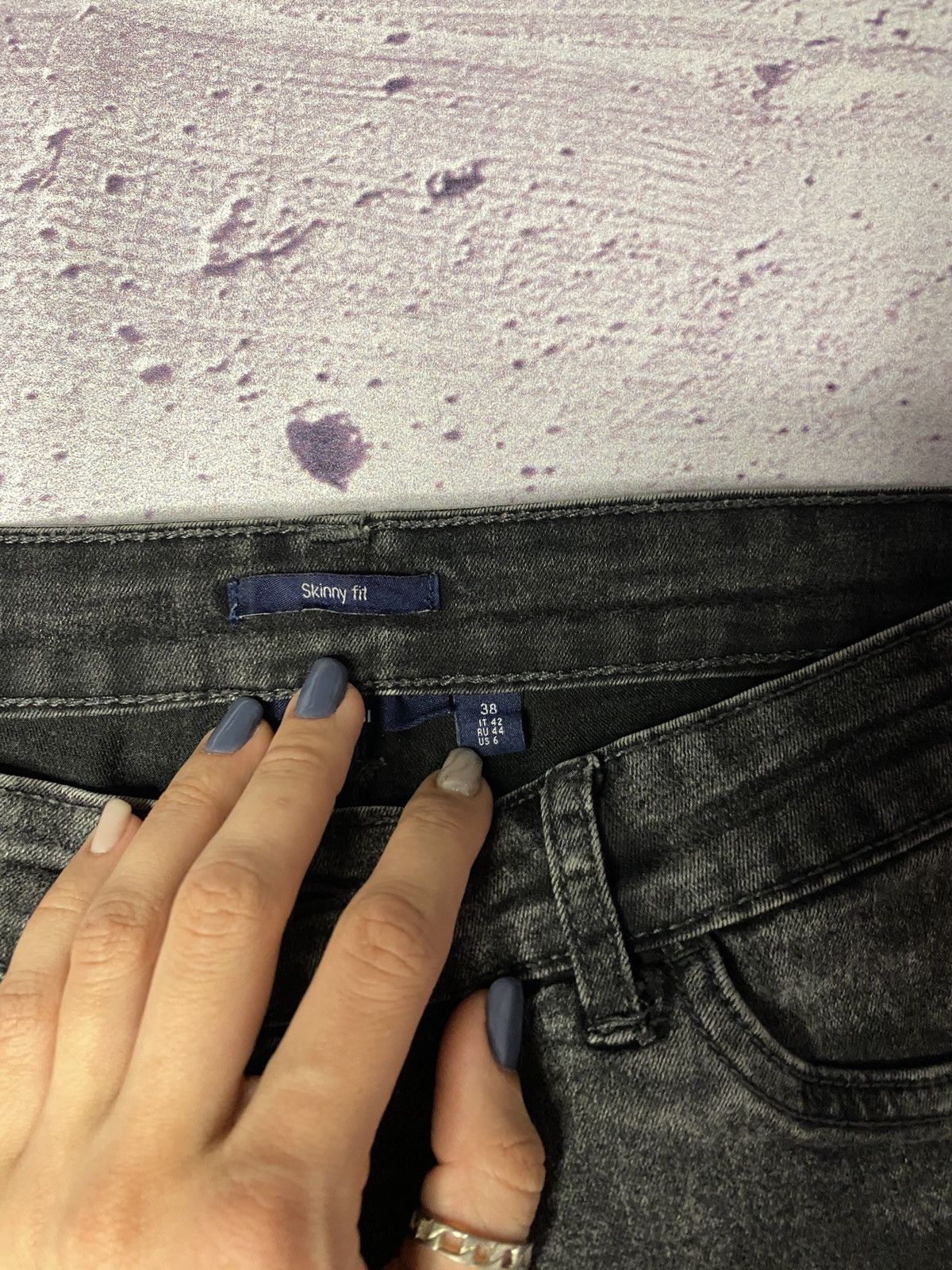 Vintage Women’s jeans vintage Kiabi streetwear size 38 skinny Size 27" / US 4 / IT 40 - 6 Thumbnail