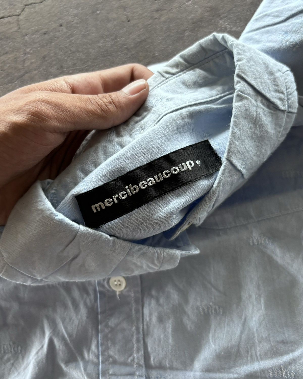 Issey Miyake × Japanese Brand × mercibeaucoup Mercibeaucoup Issey Miyake Button Up Shirt Japan Size US M / EU 48-50 / 2 - 4 Thumbnail