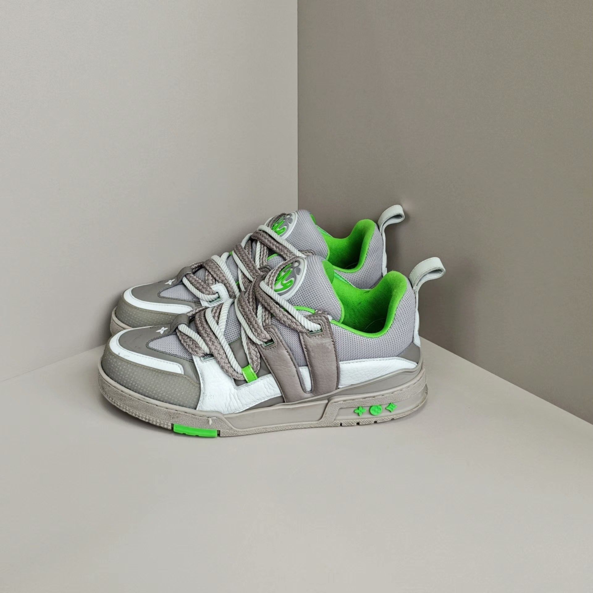 Louis Vuitton Louis Vuitton Skate Green Lowtop Sneakers 10 Men Size US 10 / EU 43 - 1 Thumbnail