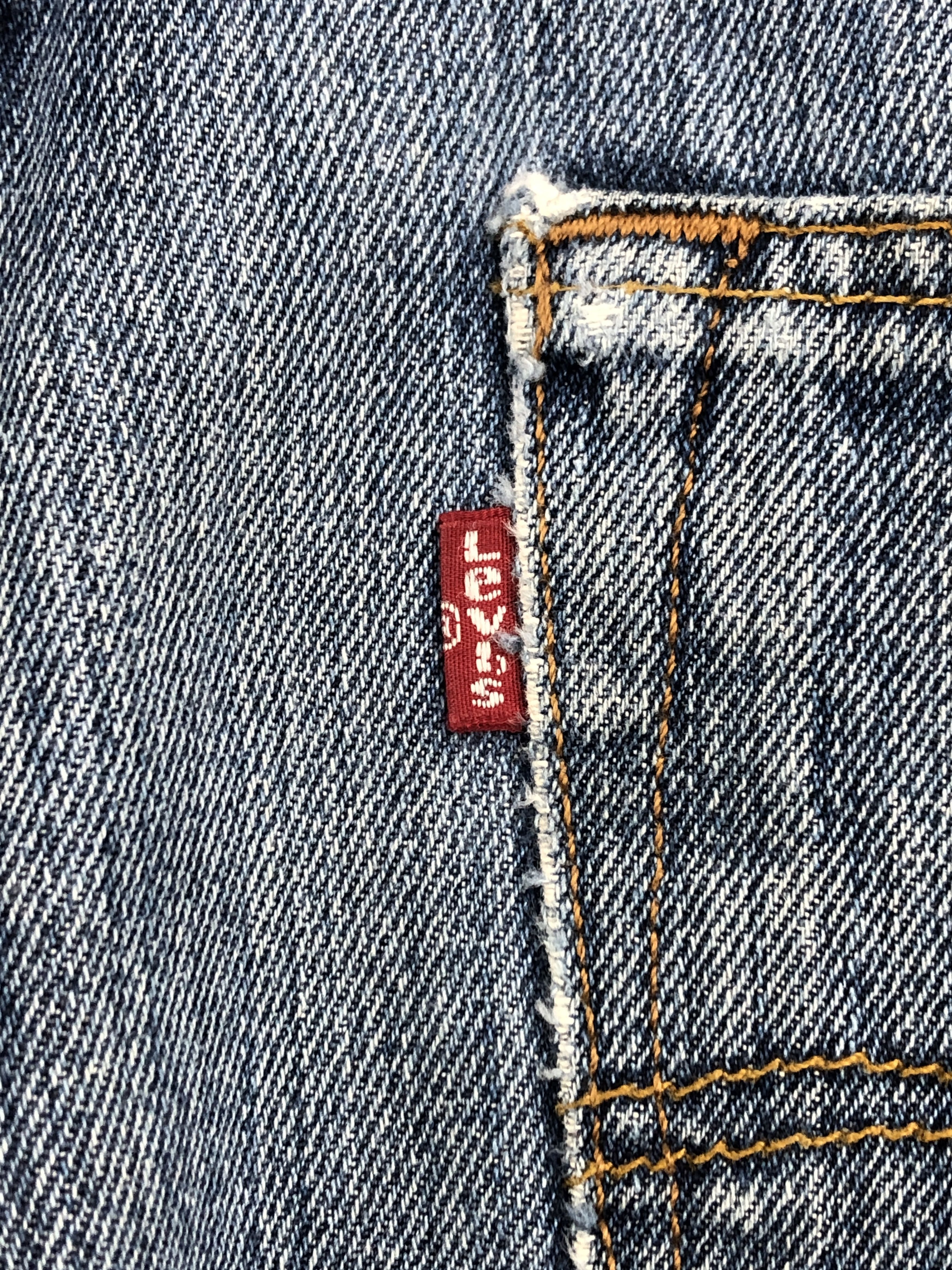 Levi's × Vintage Distressed Vintage Levi's 501 Blue Denim Jeans Size US 32 / EU 48 - 6 Thumbnail