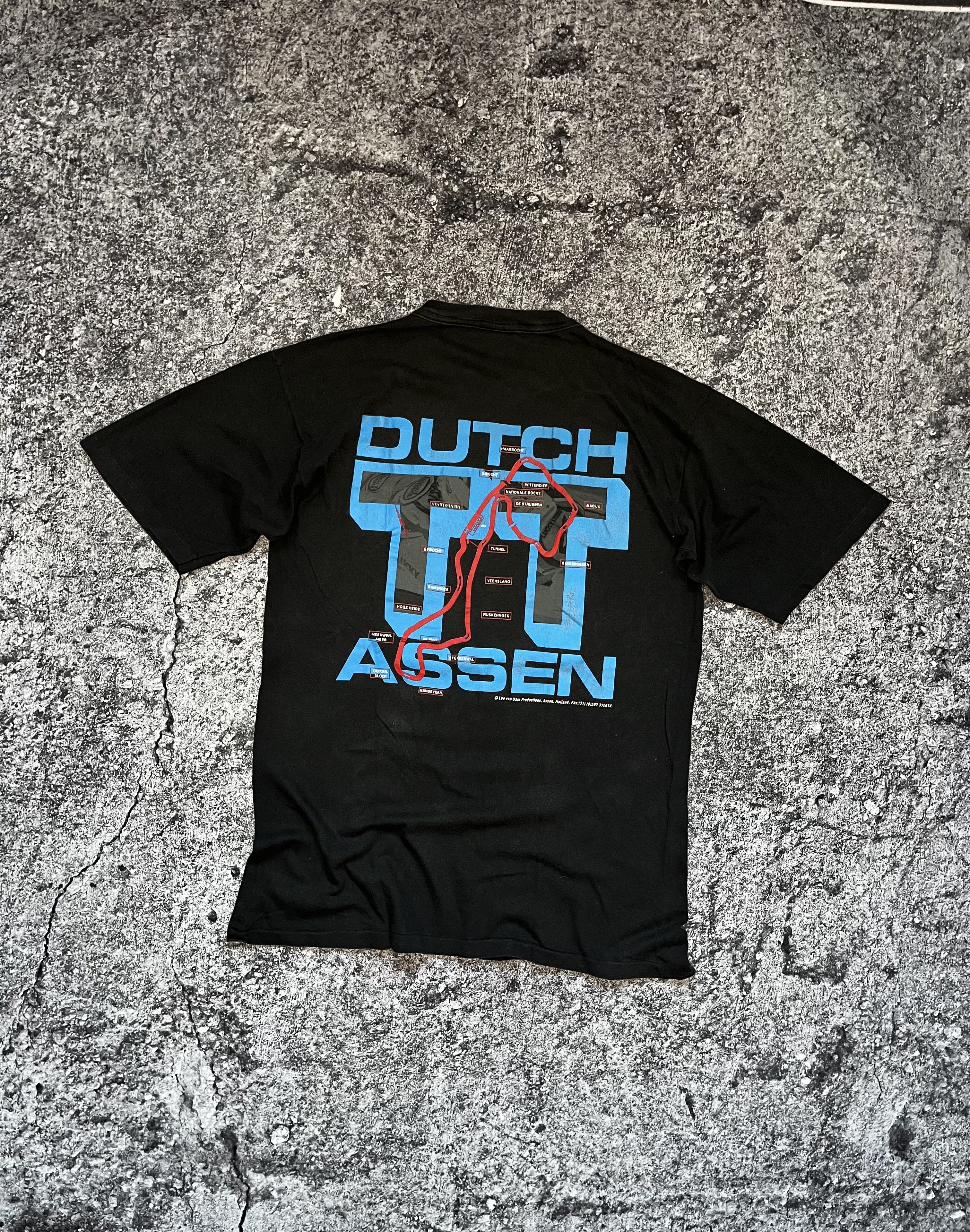 Vintage Vintage tee racing Grand Prix Assen Dutch moto fox Size US L / EU 52-54 / 3 - 2 Thumbnail