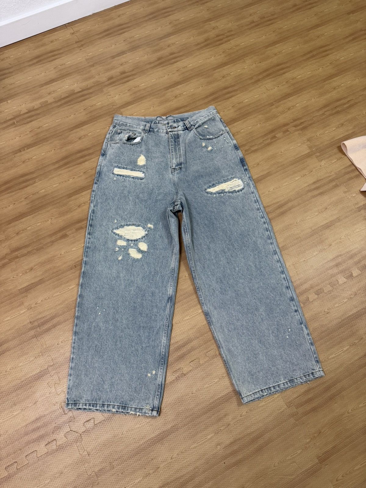 Cole Henry Cole henry distressed denim size 34X 30 Size US 34 / EU 50 - 1 Thumbnail