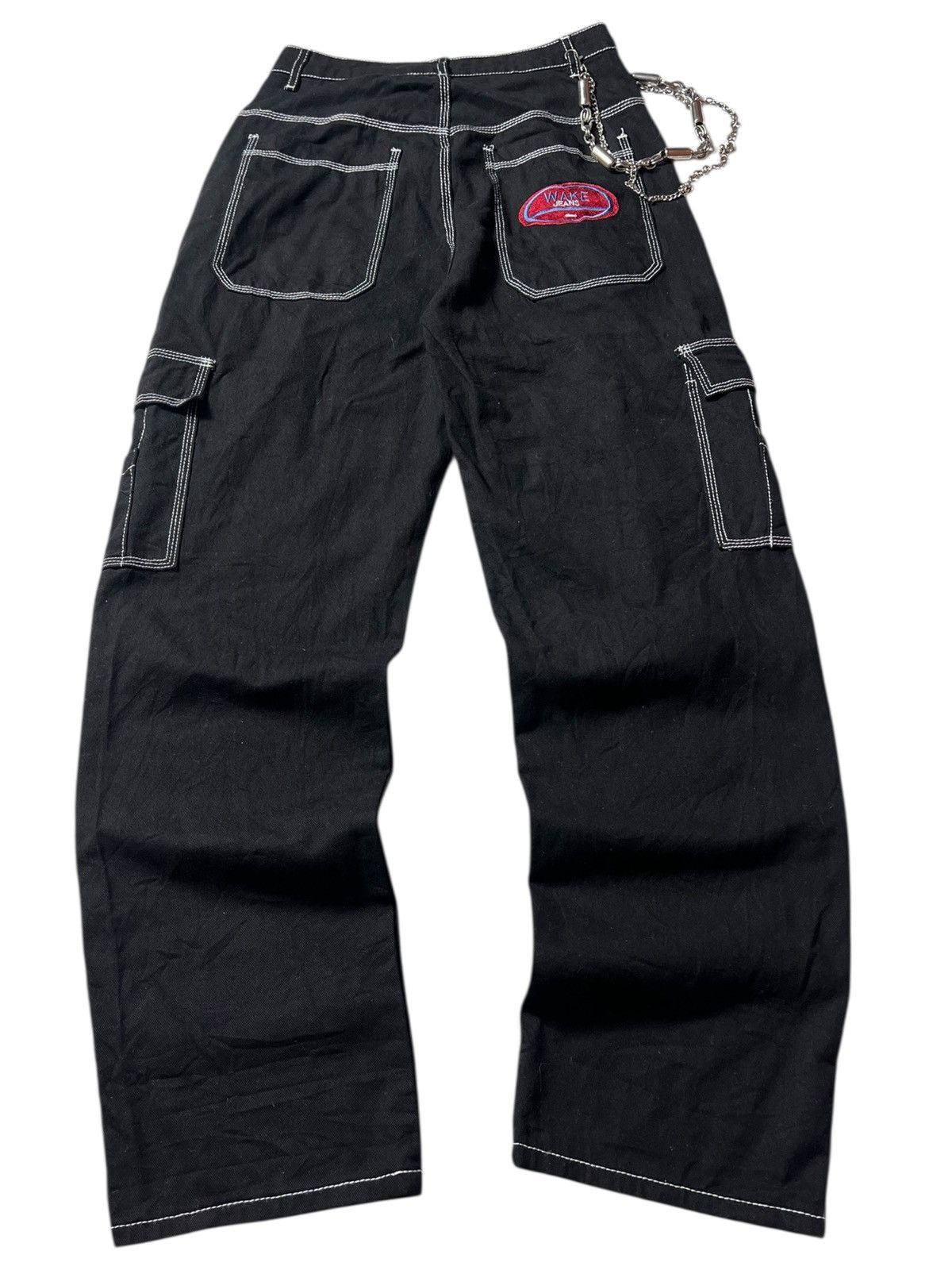 Shein Wake Jeans Y2k Baggy Shein Cargo Pants Size US 30 / EU 46 - 8 Thumbnail