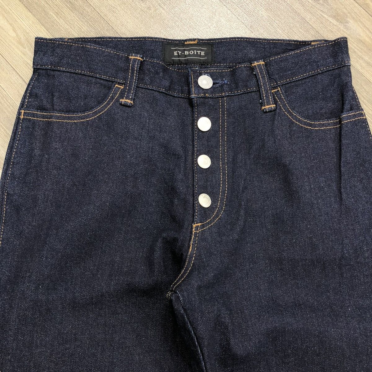 Japanese Brand 2000s Et-Boite Ifsixwasnine Lgb Button Bootcut Flared Jeans Size US 26 / EU 42 - 6 Thumbnail