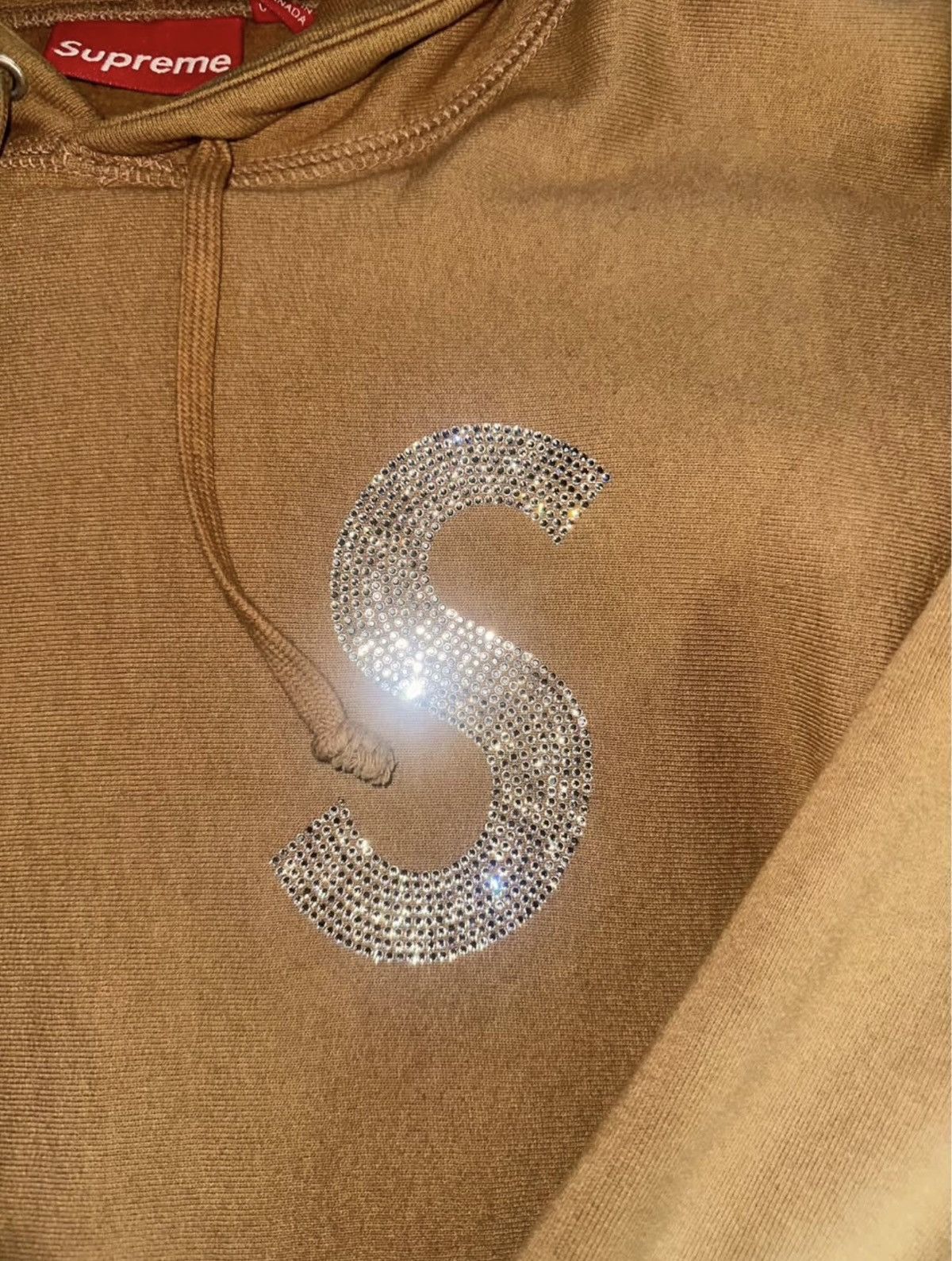 Supreme × Swarovski Supreme Swarovski S logo hoodie szn Size US M / EU 48-50 / 2 - 2 Thumbnail