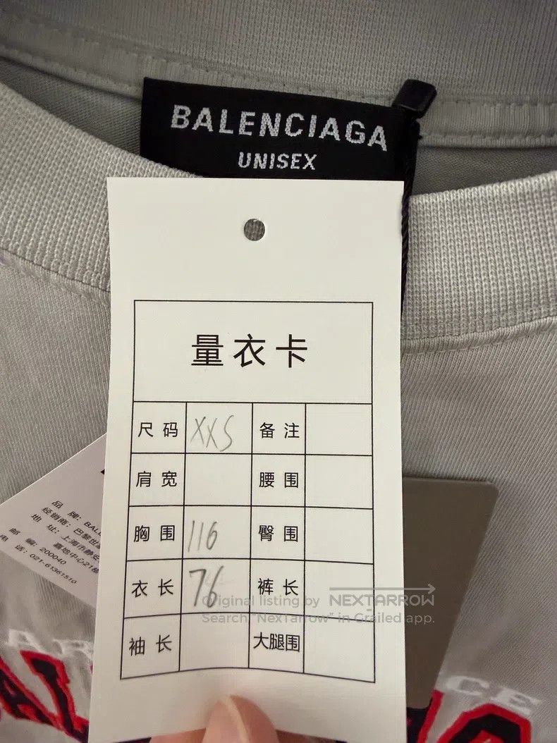 Balenciaga Balenciaga Bat short-sleeve T-shirt Size US XXS / EU 40 - 3 Thumbnail