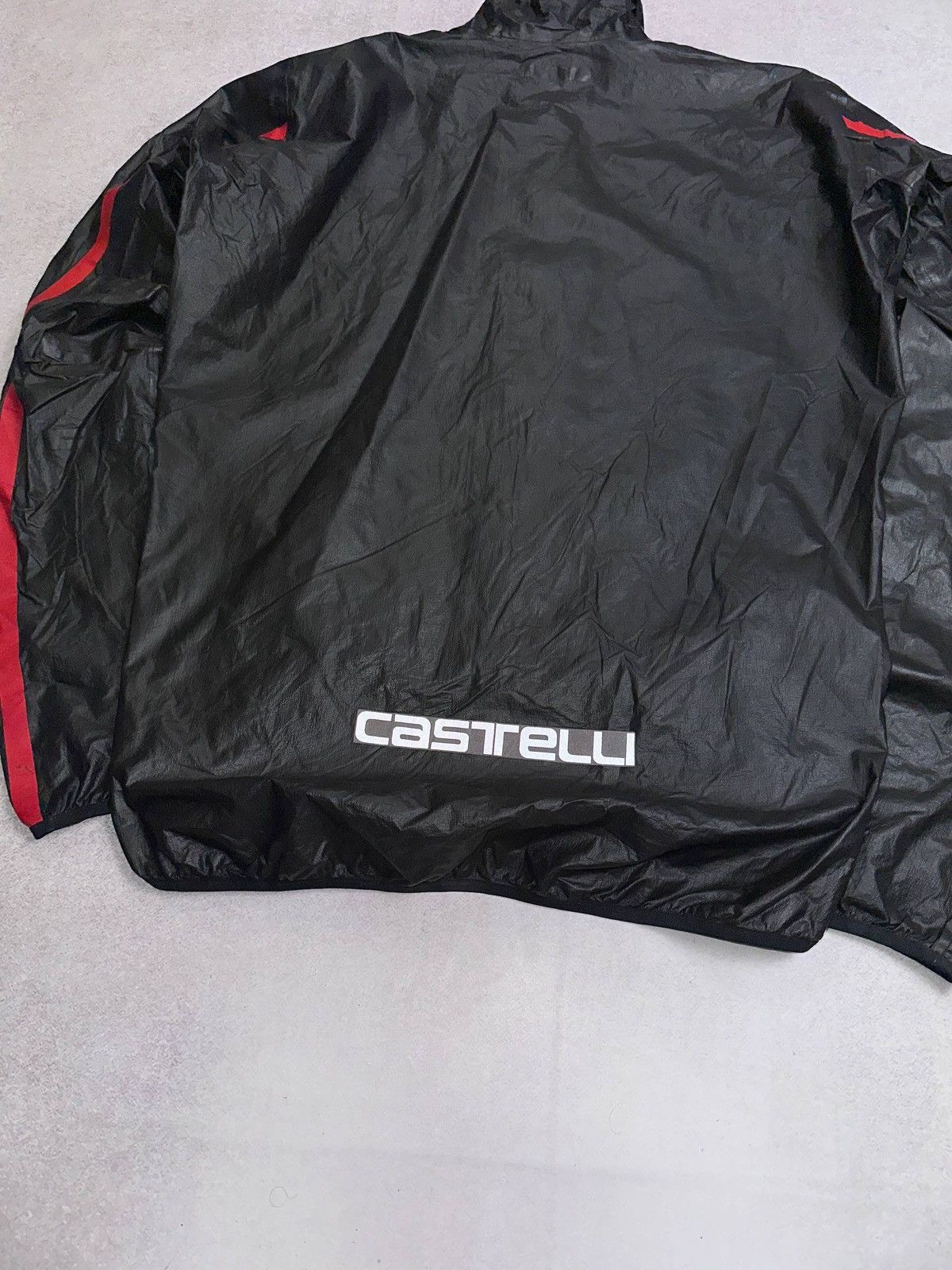 Vintage Castelli Nylon Cycling Reflective Black Jacket XL Size US XL / EU 56 / 4 - 6 Thumbnail