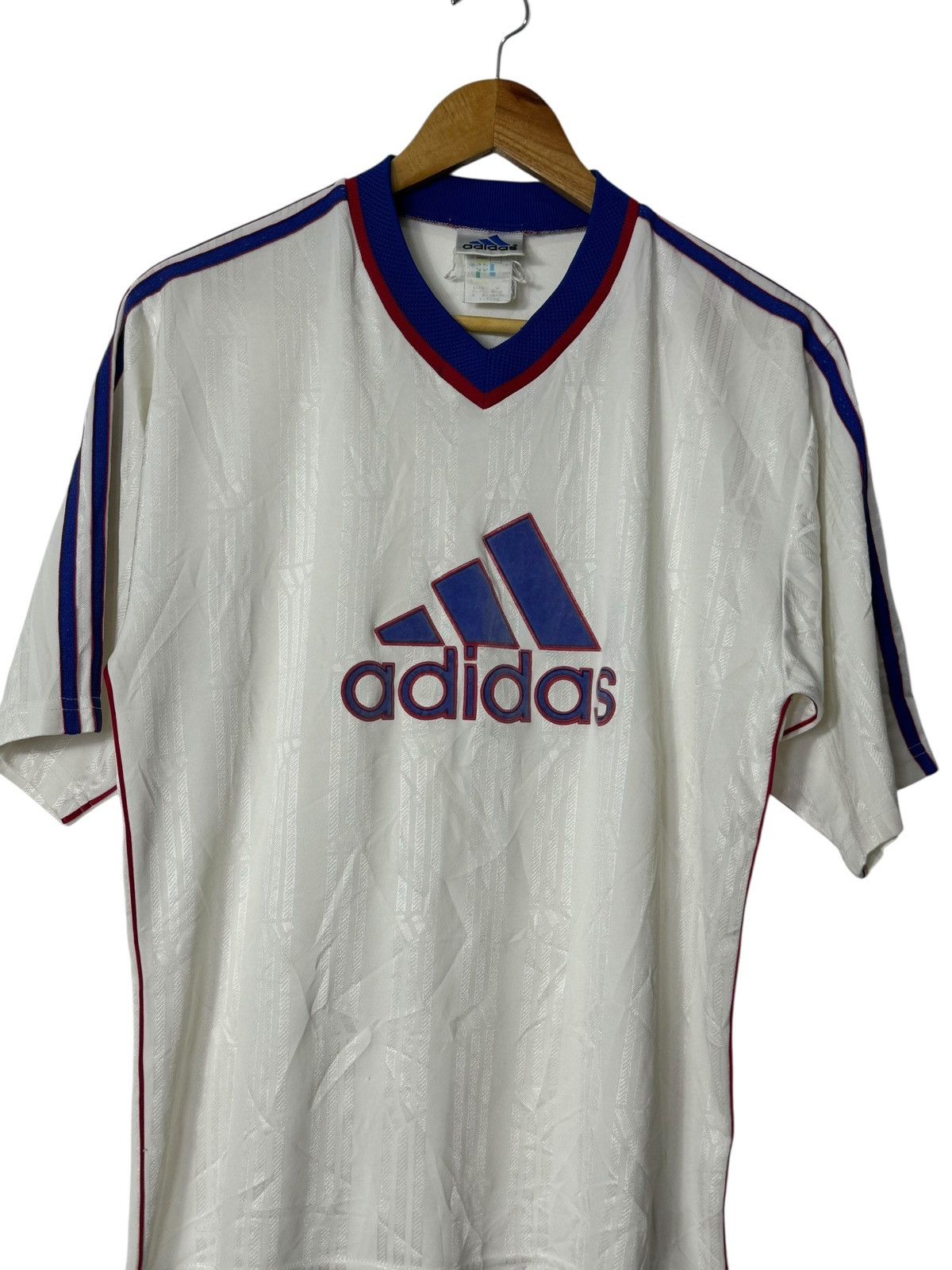 Adidas Vintage 90s adidas jersey Size US M / EU 48-50 / 2 - 2 Thumbnail