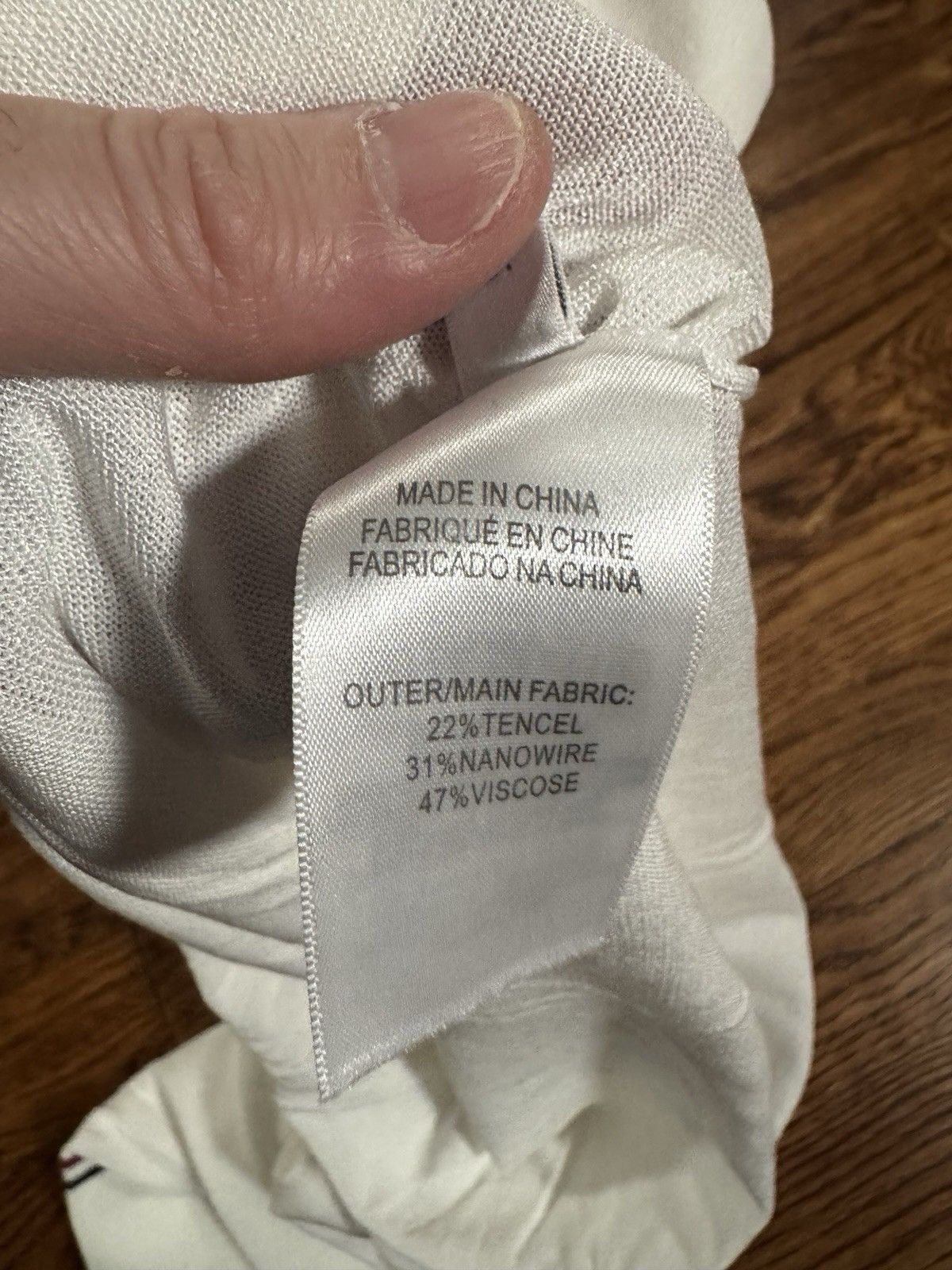 Thom Browne Women’s Thom Browne White Striped Tencel Shirt Size 36 Size XS / US 0-2 / IT 36-38 - 6 Thumbnail