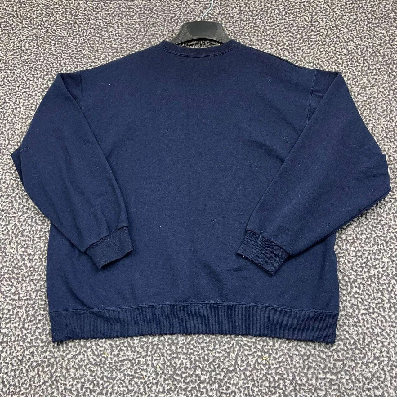Jerzees Vintage Jerzees Nublend Sweatshirt Men XL Navy Long Sleeve Size US XL / EU 56 / 4 - 2 Thumbnail