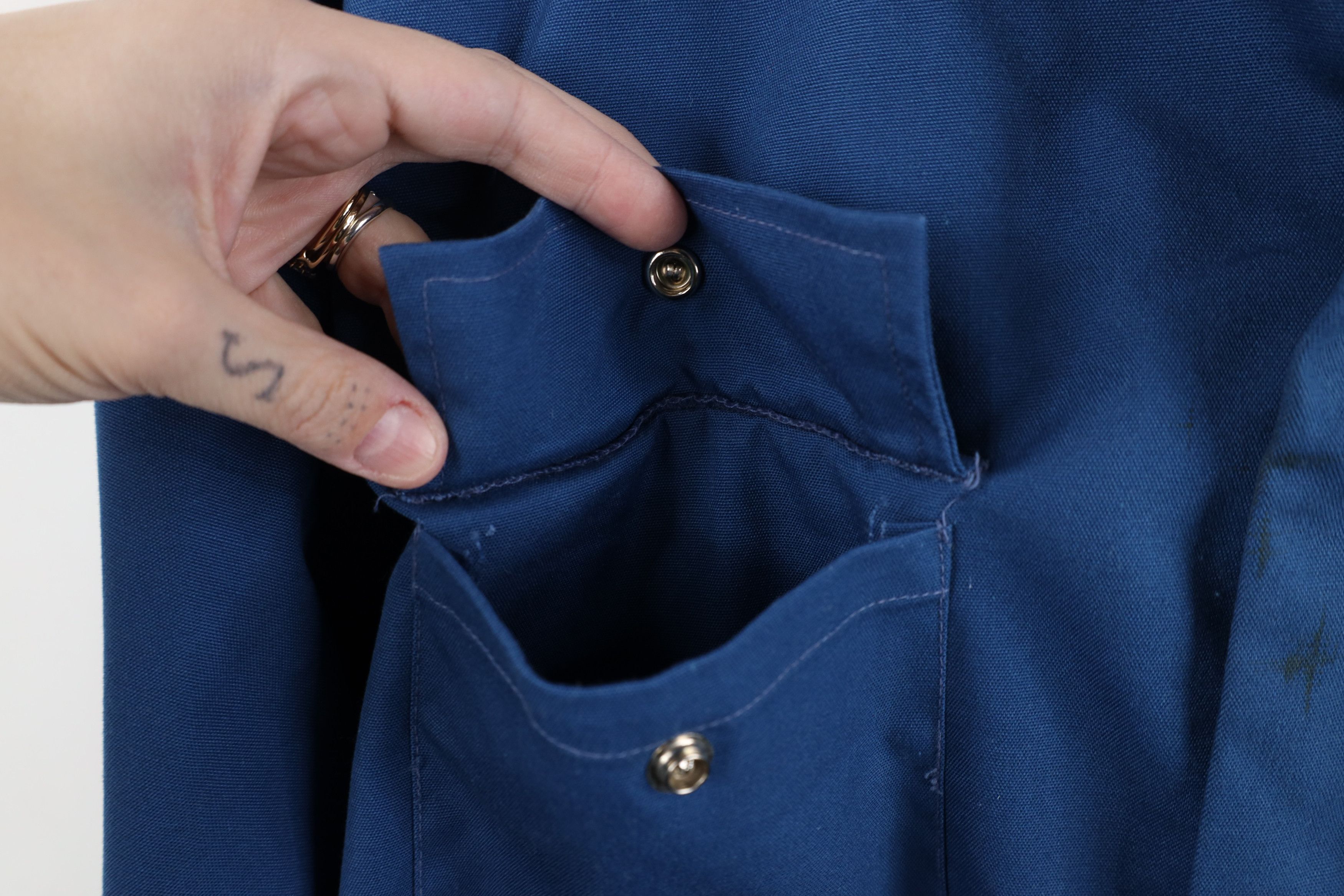 Vintage Vintage 70s Streetwear Workwear Mechanic Button Shirt Jacket Size US M / EU 48-50 / 2 - 8 Thumbnail
