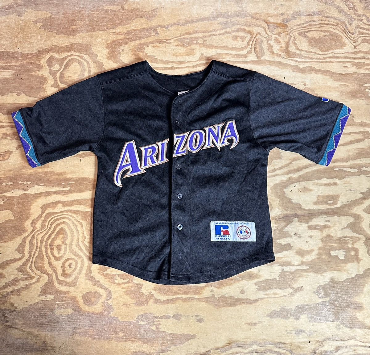 Russell Athletic Randy Johnson #51 Arizona Diamondbacks baseball jersey Size US XXS / EU 40 - 1 Thumbnail