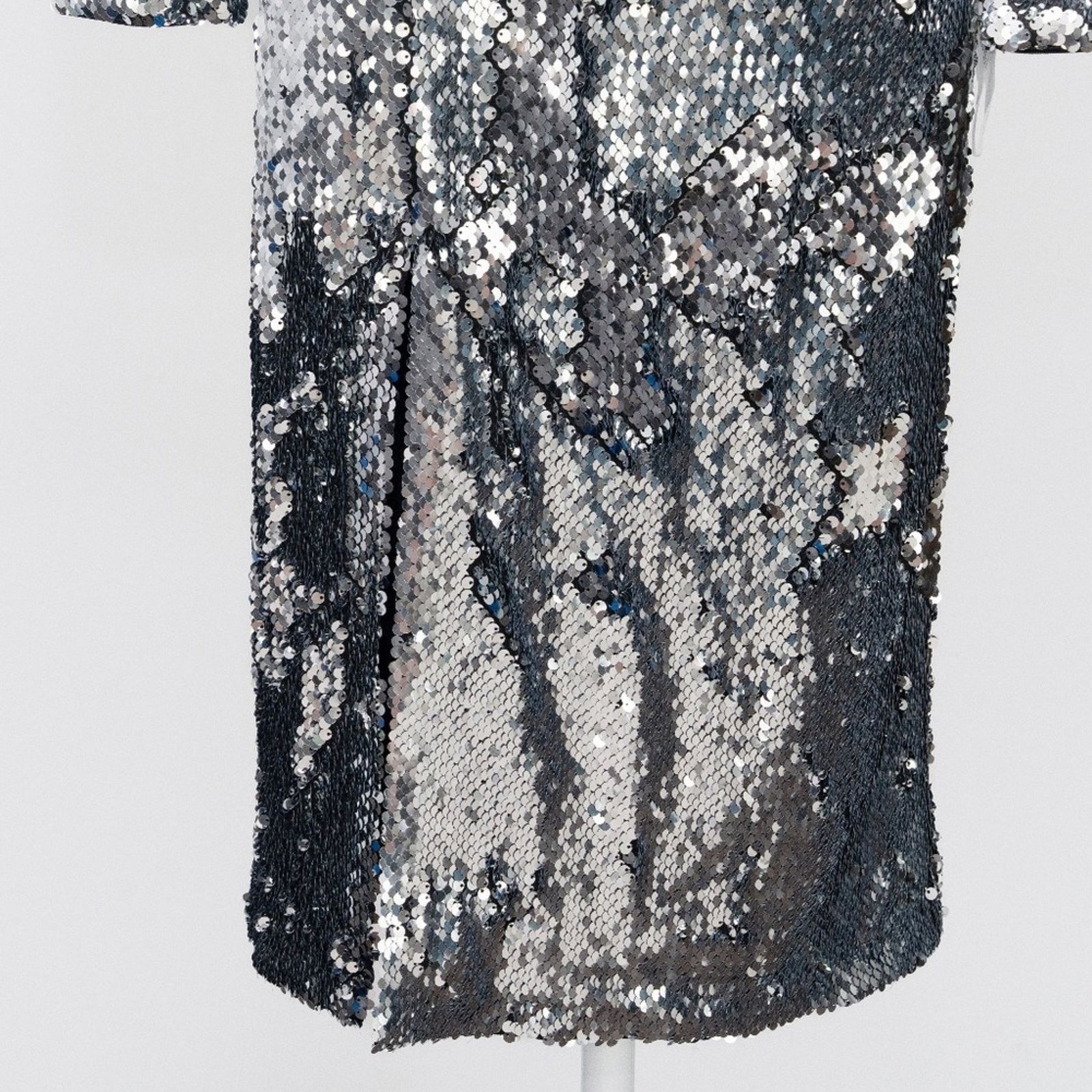 dress the population natalie Dress The Population Natalie Long-Sleeve Slim Sequin Midi Dress