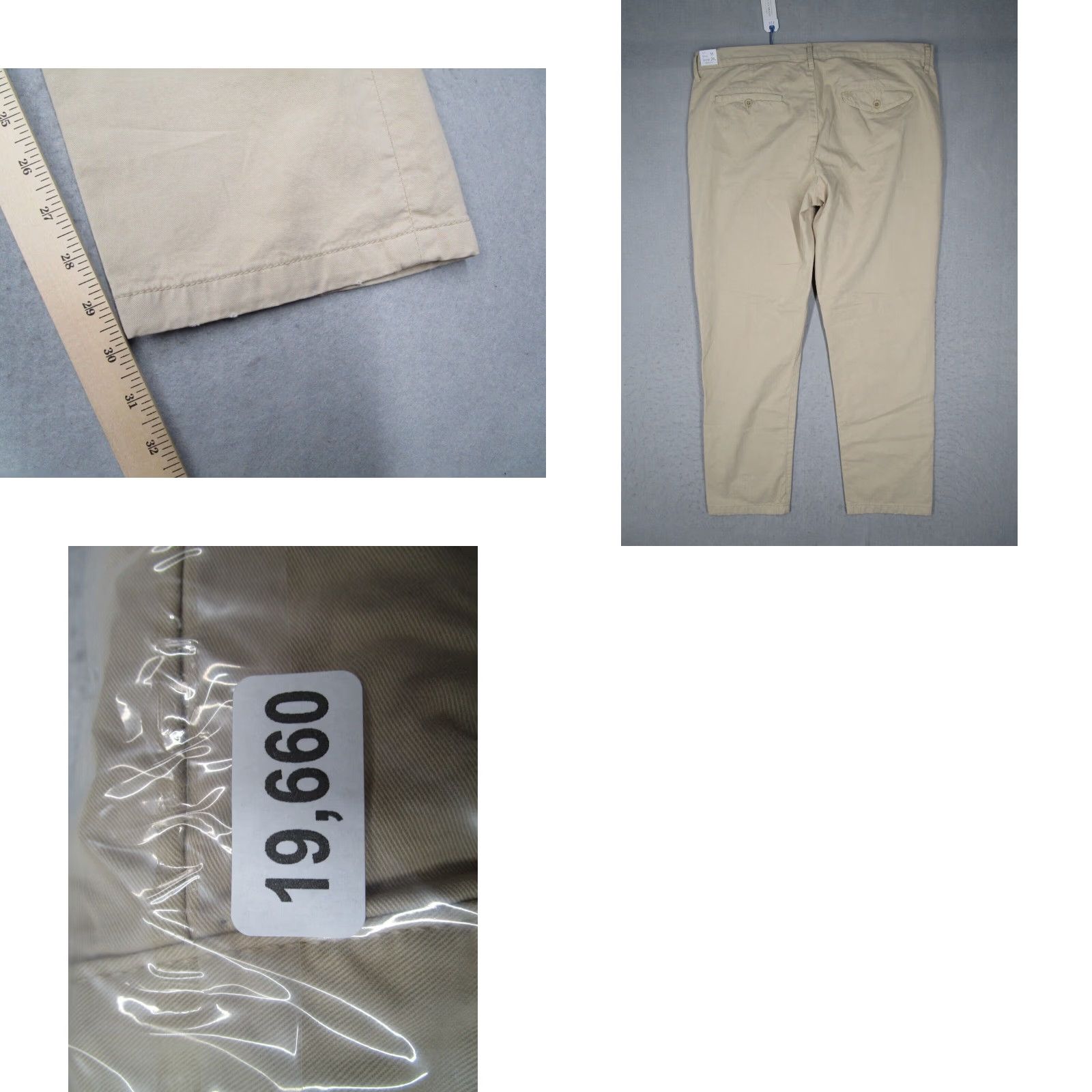 Lucky Brand Lucky Brand Pants Mens 38x30 Beige Slim Flat Front Khaki Casual Chino Size US 38 / EU 54 - 8 Thumbnail