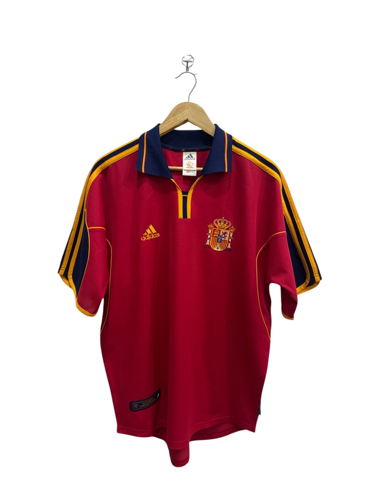 Vintage 1999-2001 Spain Home Jersey Euro 2000