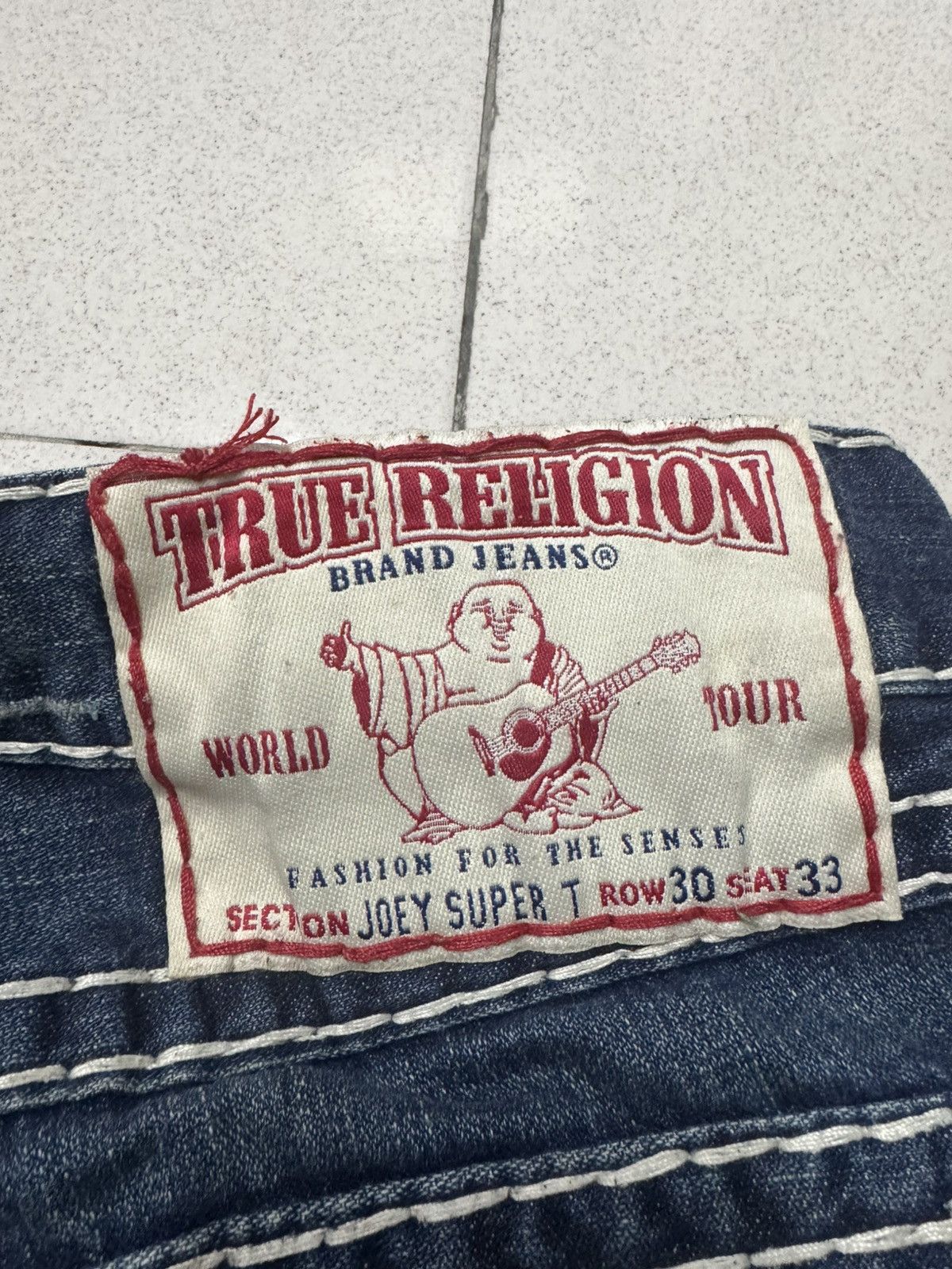 True Religion TRUE RELIGION JOEY SUPER T FLAP FLARE JEANS Size US 34 / EU 50 - 3 Thumbnail