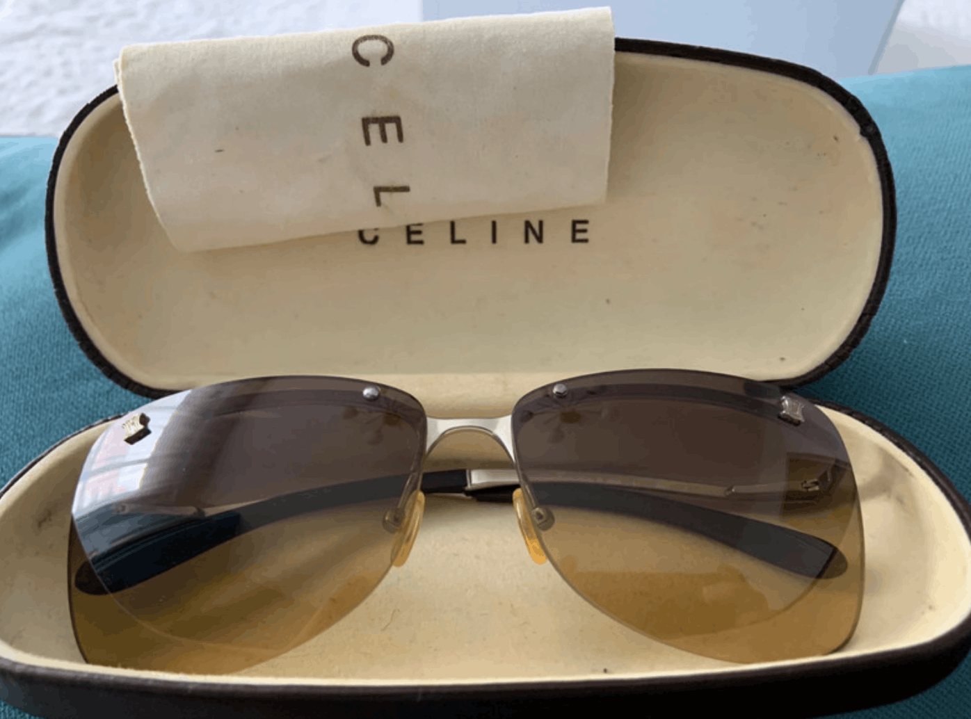 Celine × Phoebe Philo × Vintage Celine Sunglasses Vintage Mask 4017 Size ONE SIZE - 2 Thumbnail