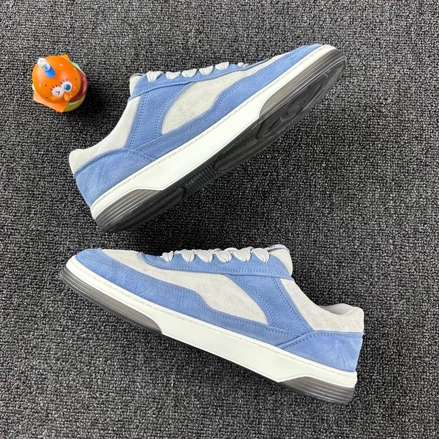 Chanel Chanel 23p Blue Suede Sneakers 38.5 Size US 8 / IT 38 - 3 Thumbnail